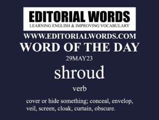 Word of the Day (shroud)-29MAY23