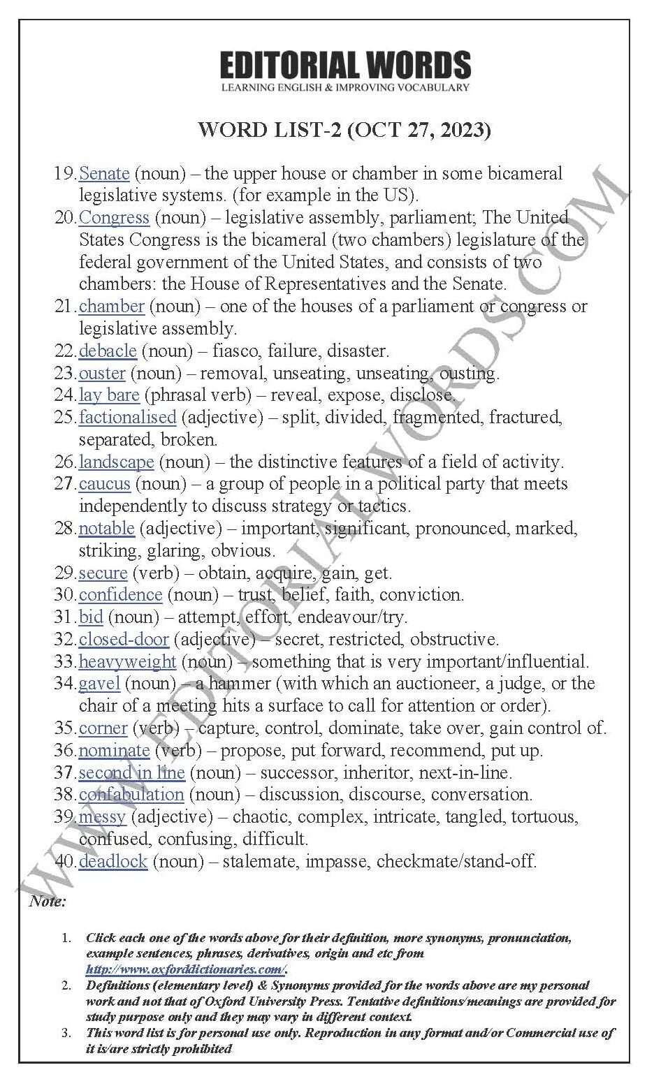 The Hindu Editorial (Internecine squabbling) – Oct 27, 2023