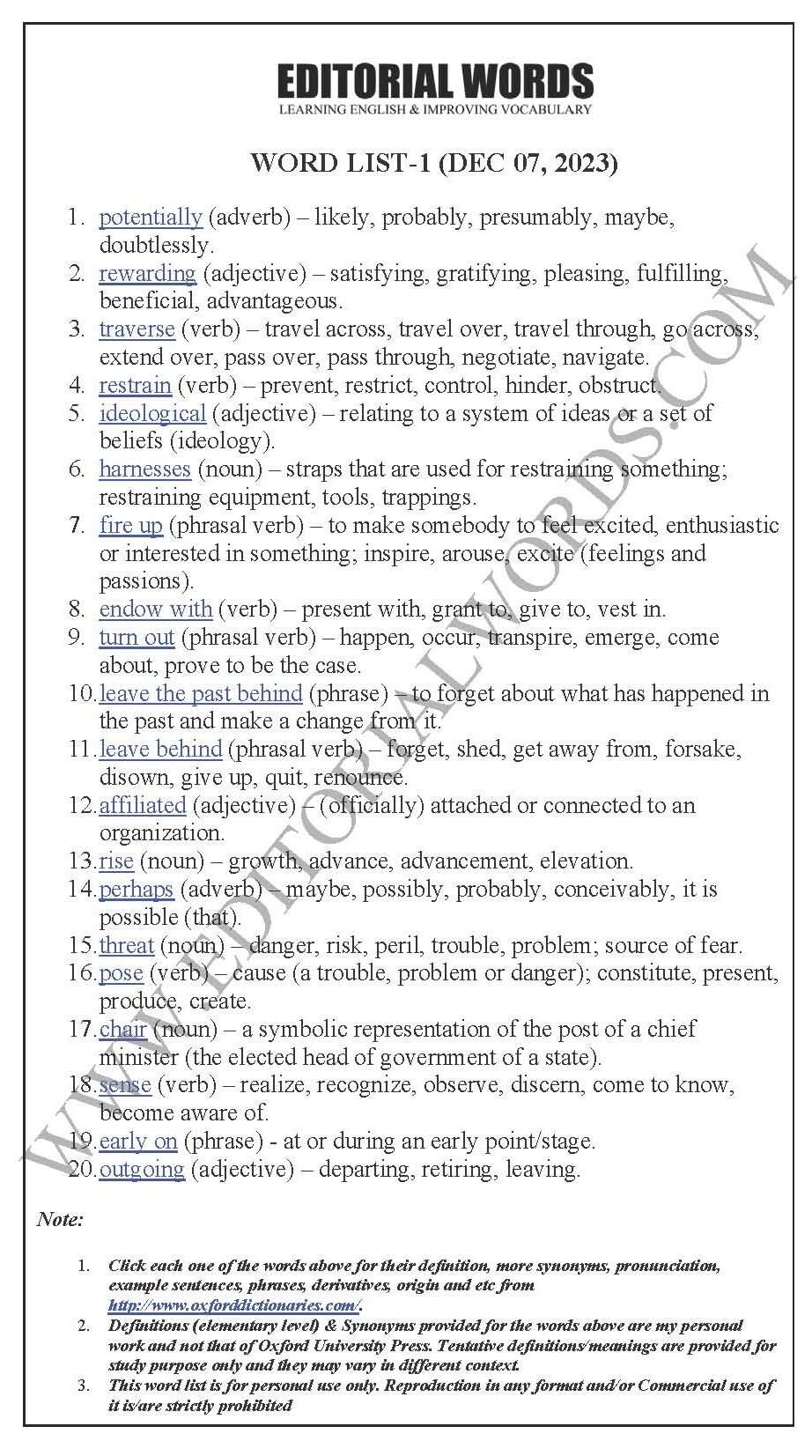 The Hindu Editorial WORD LIST 1 07DEC23 e1701926549710