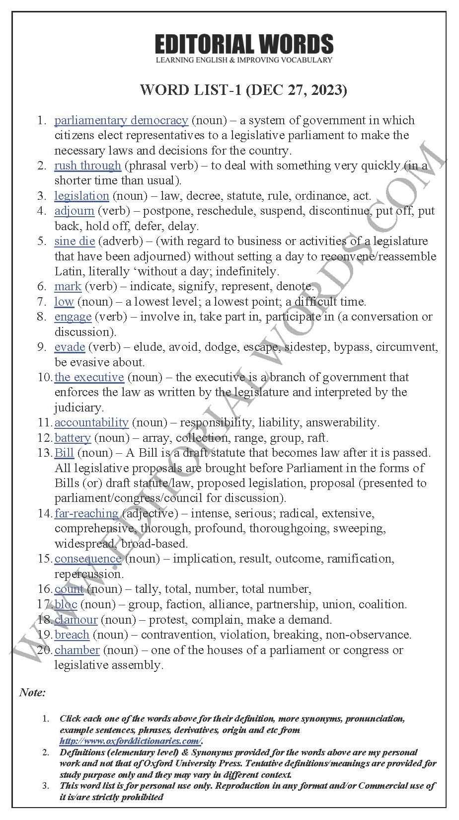 The Hindu Editorial (Law of numbers) – Dec 27, 2023