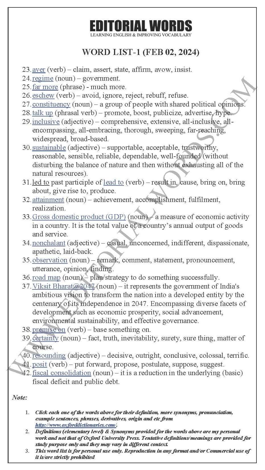 The Hindu Editorial (Poll posture) – Feb 02, 2024