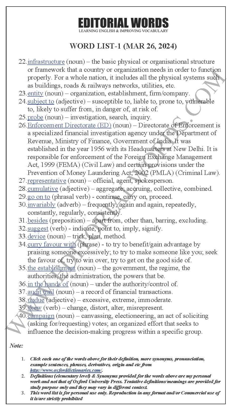 The Hindu Editorial (Sordid scheme) – Mar 26, 2024