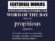 Word of the Day (propitious)-10MAR24