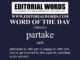 Word of the Day (partake)-13MAR24