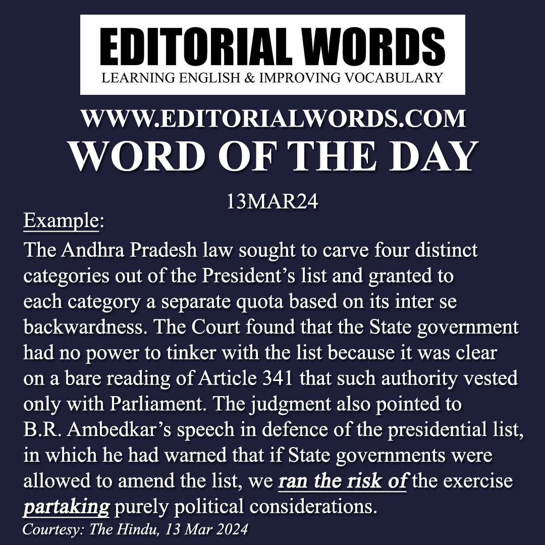 Word of the Day (partake)-13MAR24