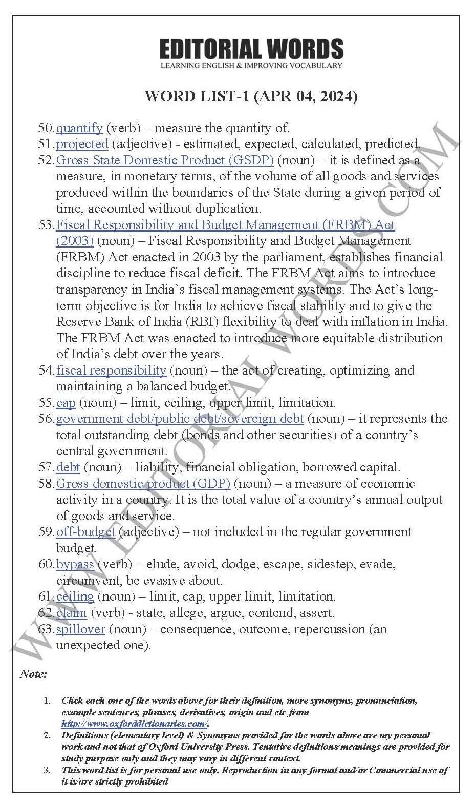 The Hindu Editorial (Fiscal battle) – Apr 04, 2024