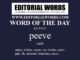 Word of the Day (peeve)-05JAN25