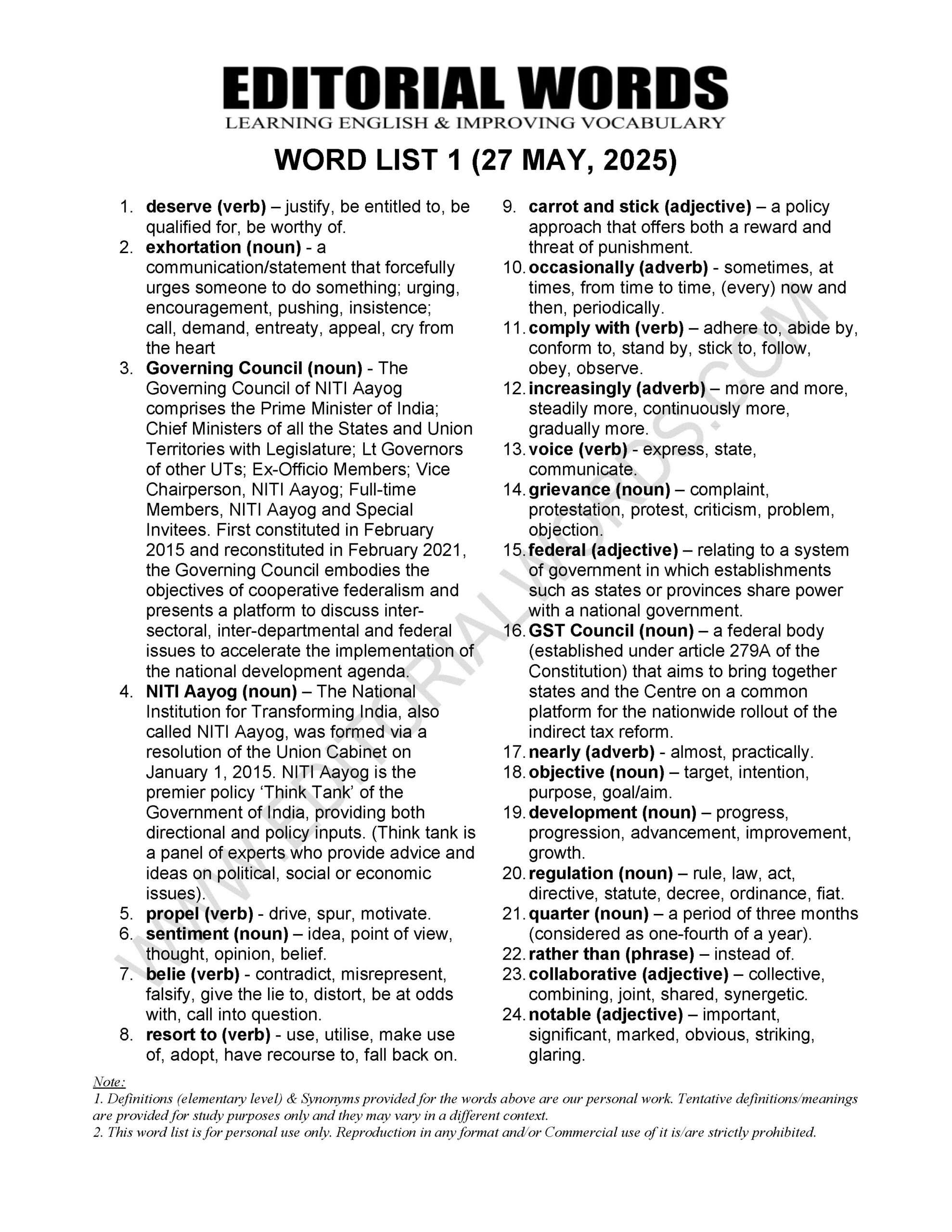 The Hindu Editorial (​Greater share) – May 27, 2025