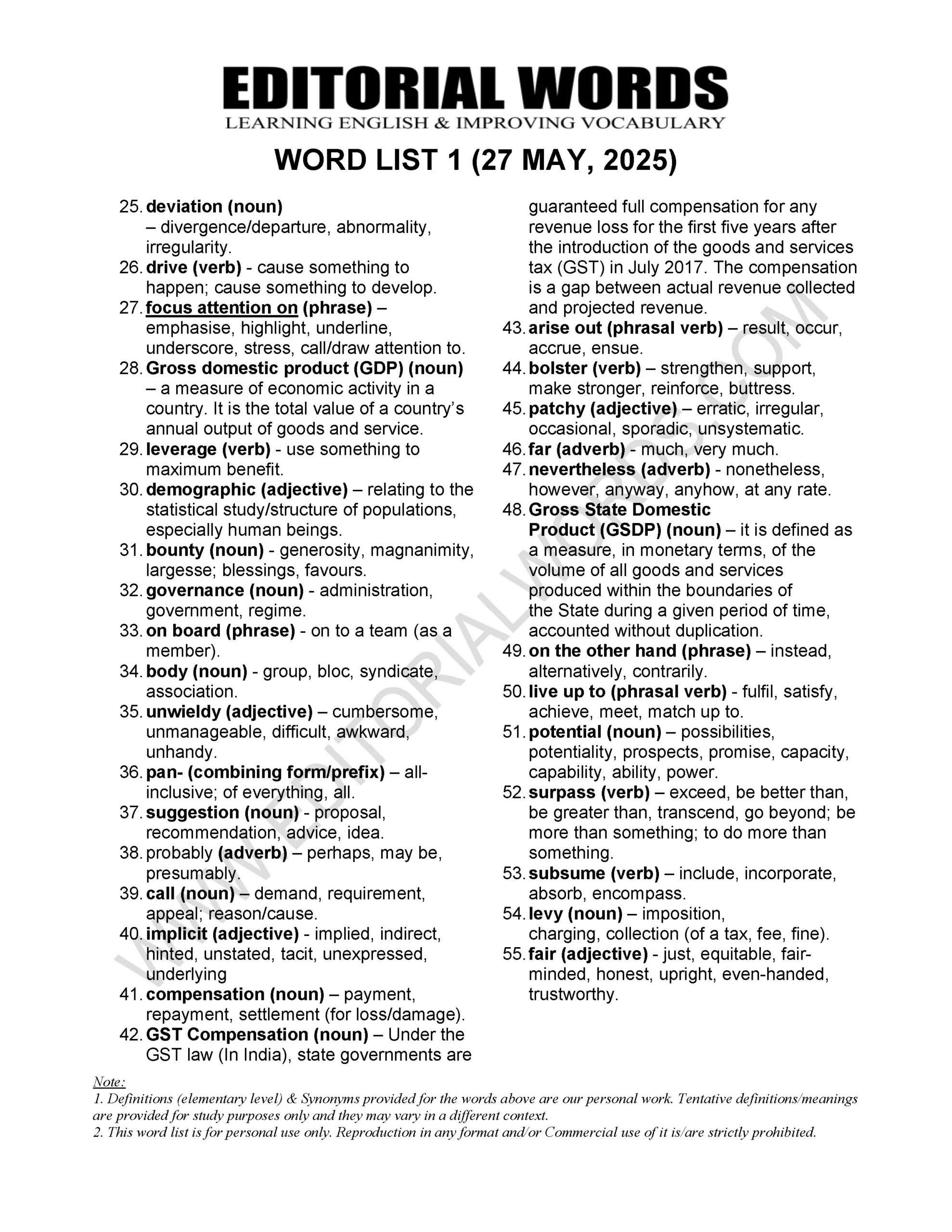 The Hindu Editorial (​Greater share) – May 27, 2025