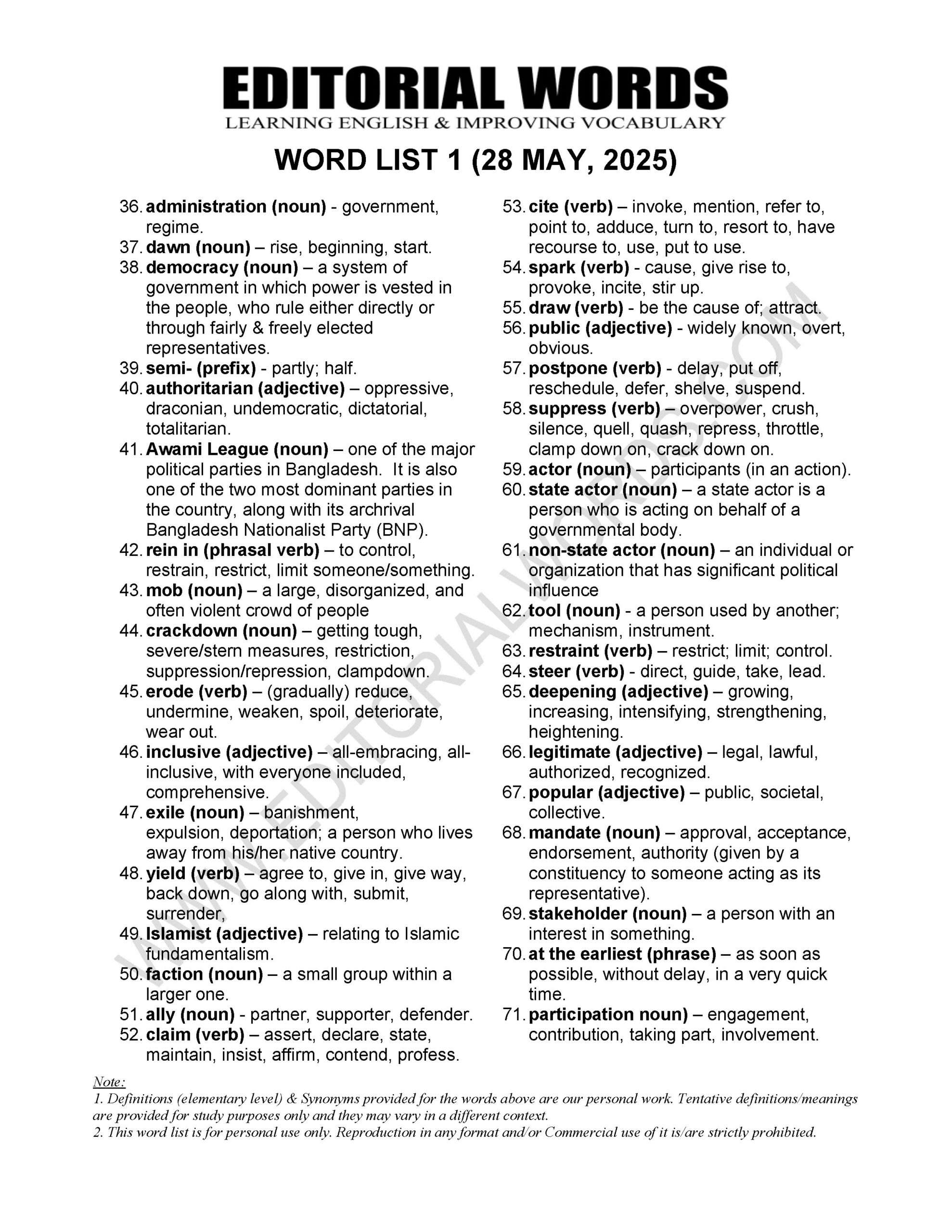 The Hindu Editorial (​​Reign of chaos) – May 28, 2025