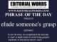 Phrase of the Day (elude someone's grasp)-29MAY25