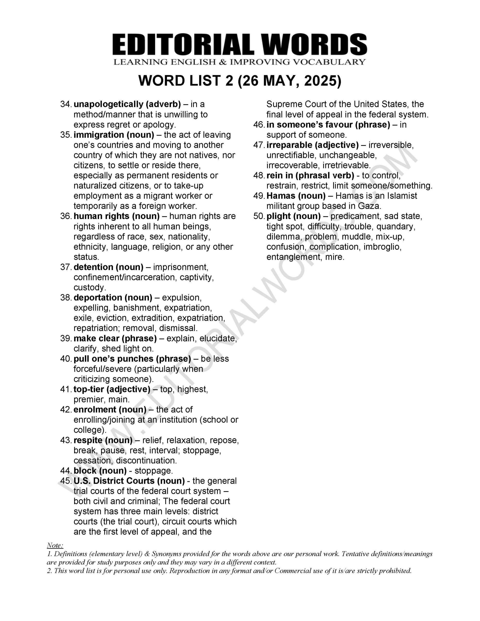 The Hindu Editorial (​Violent act) – May 26, 2025
