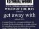 Word of the Day (get away with)-22MAY25