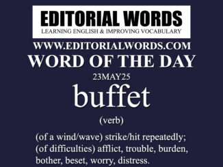 Word of the Day (buffet)-23MAY25