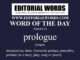 Word of the Day (prologue)-29MAY25