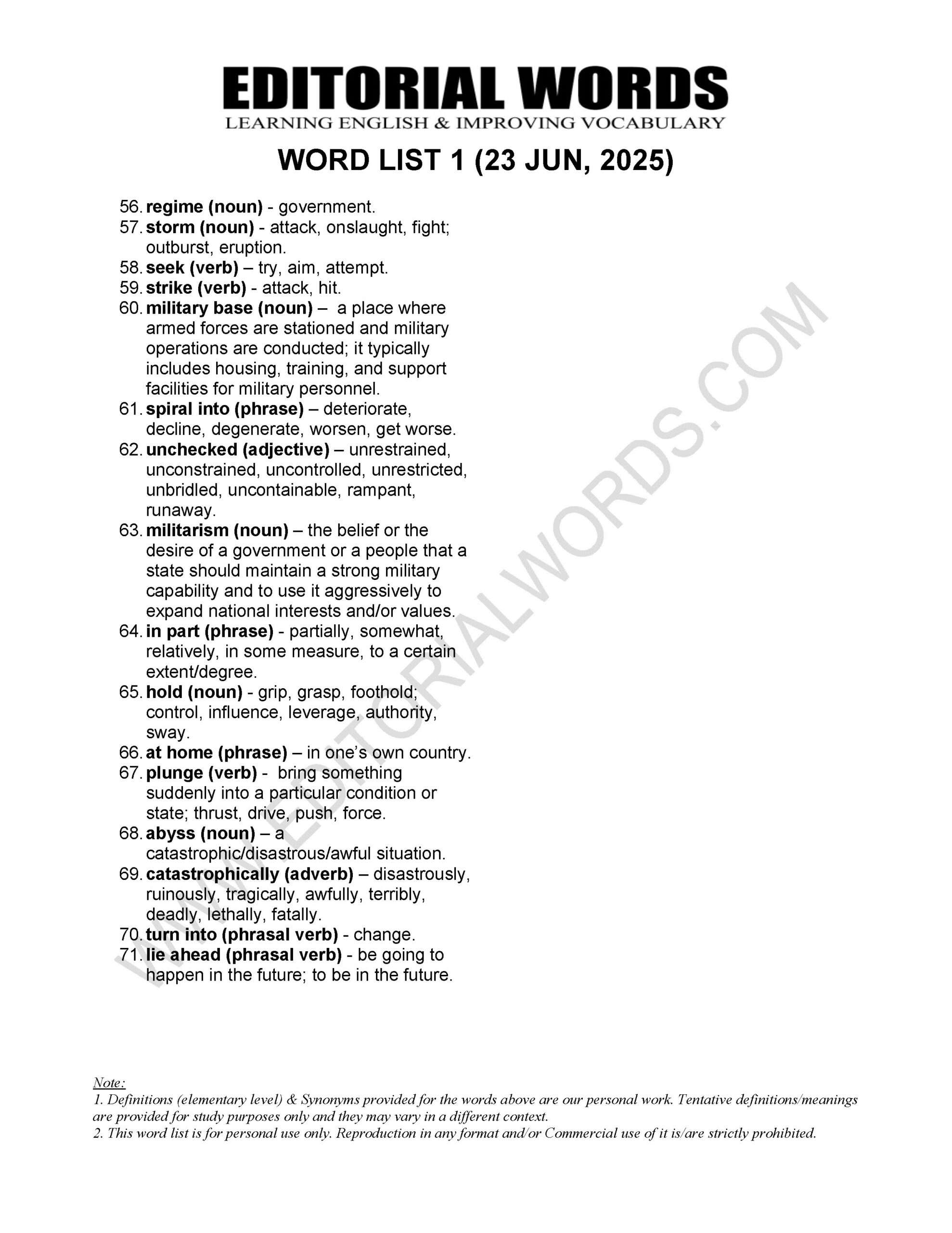 The Hindu Editorial (Man of war) – Jun 23, 2025