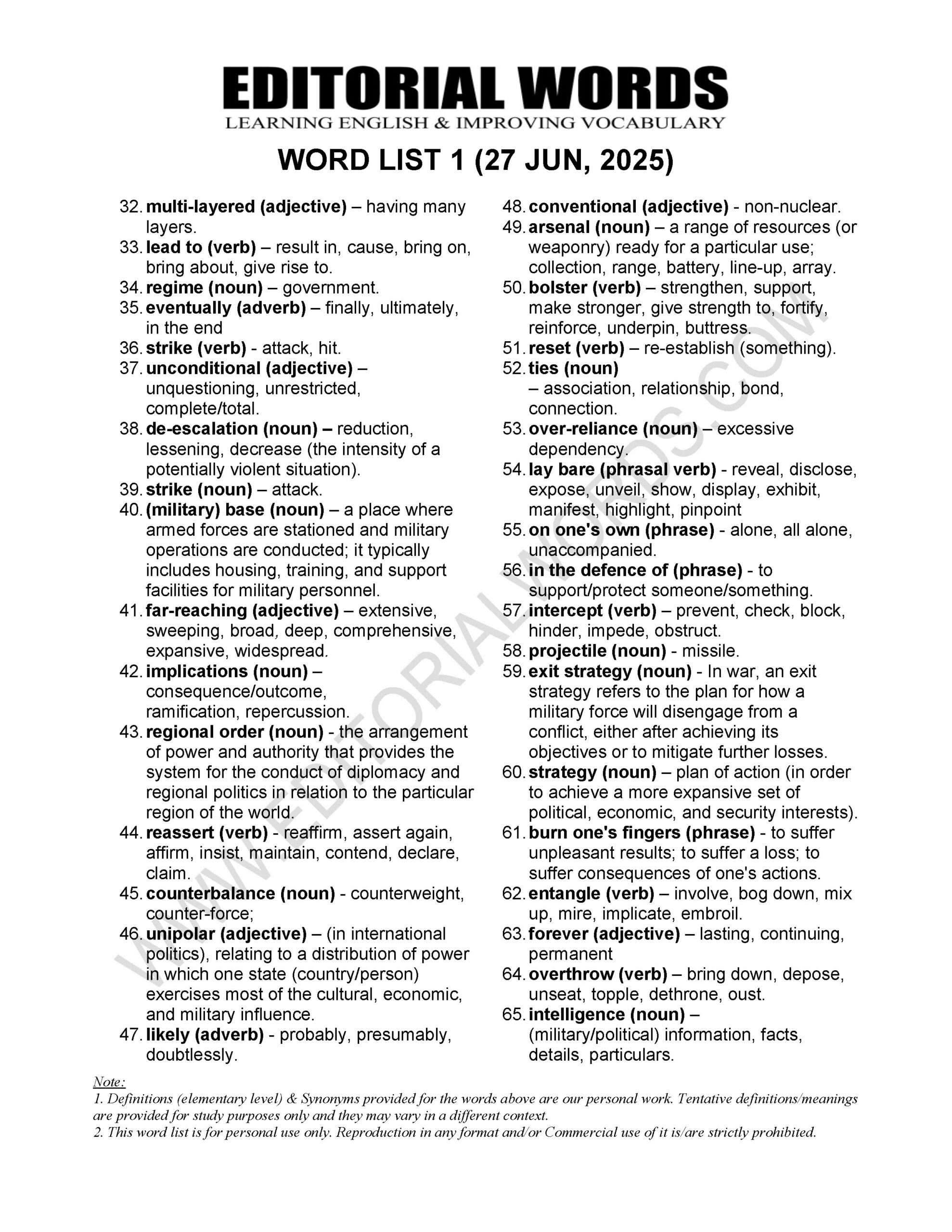 The Hindu Editorial (Strategic misfire) – Jun 27, 2025
