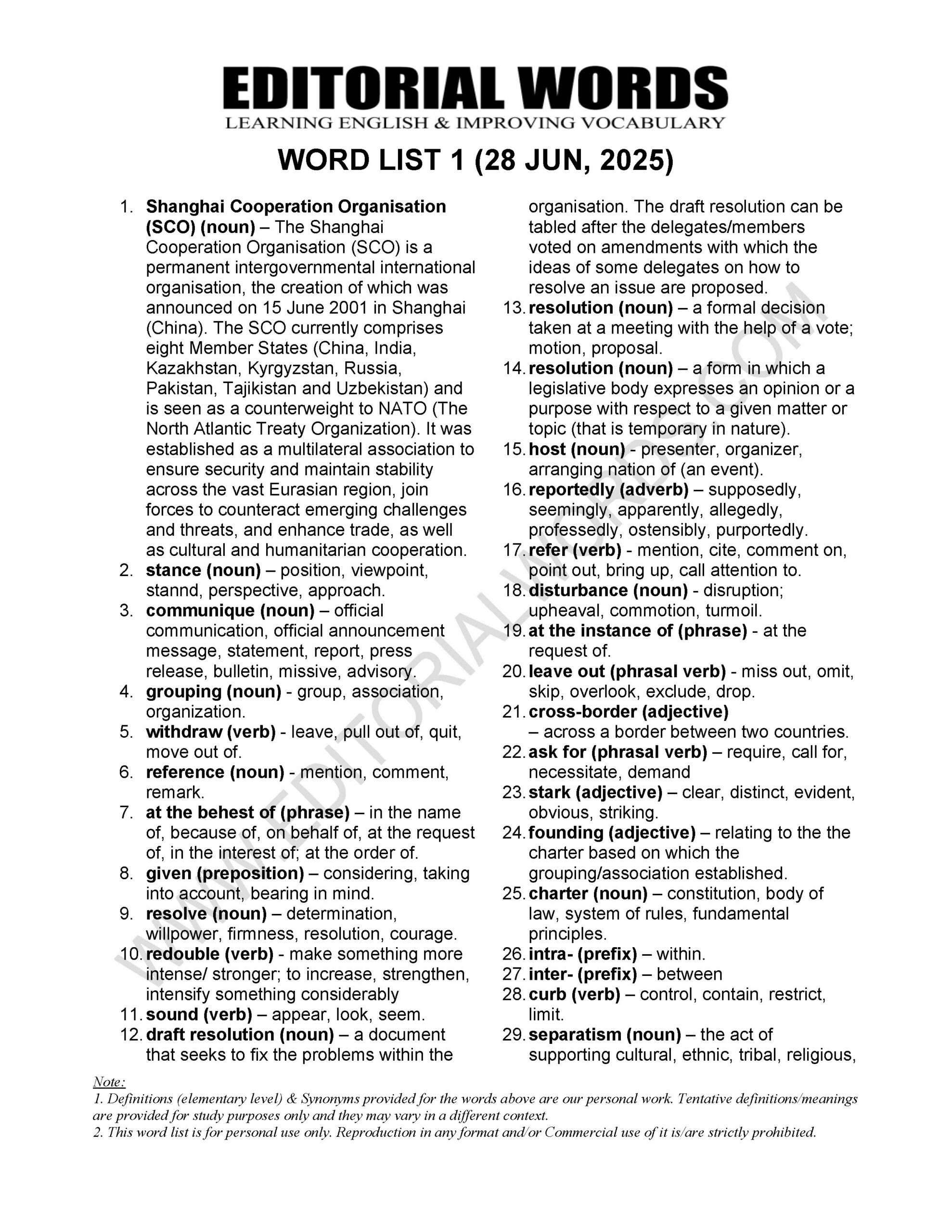 The Hindu Editorial (Missed opportunity) – Jun 28, 2025