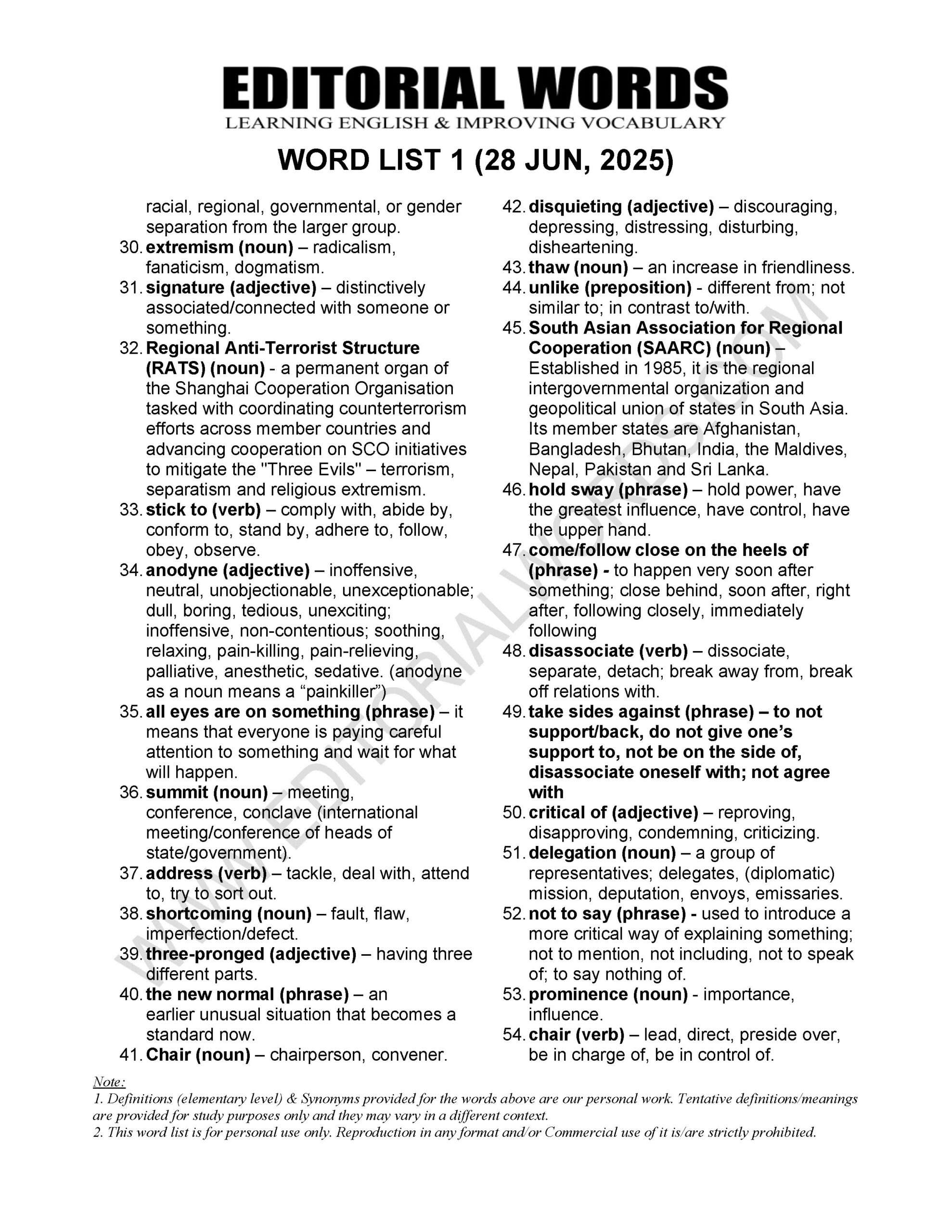 The Hindu Editorial (Missed opportunity) – Jun 28, 2025