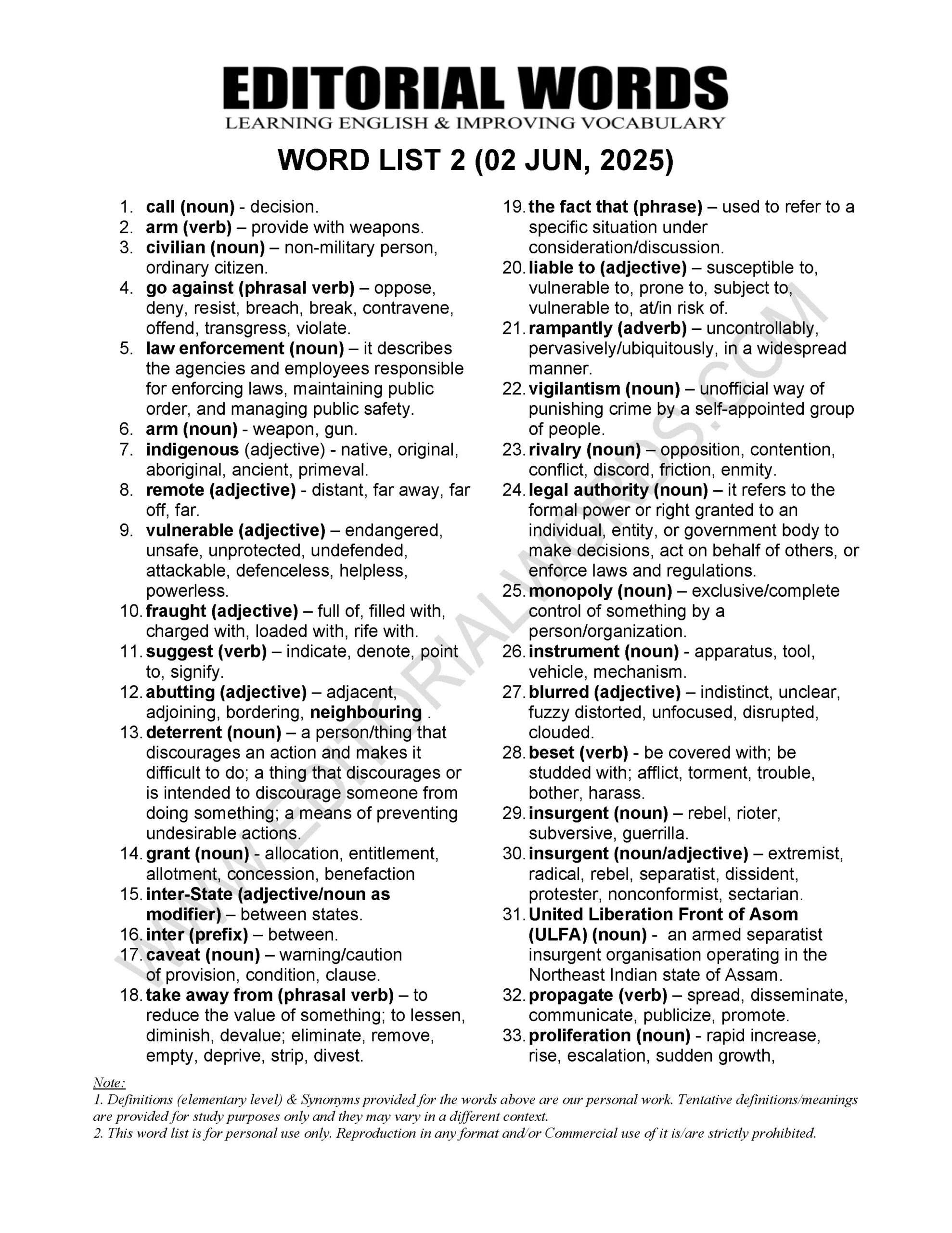 The Hindu Editorial (​​​​Wrong call) – Jun 02, 2025