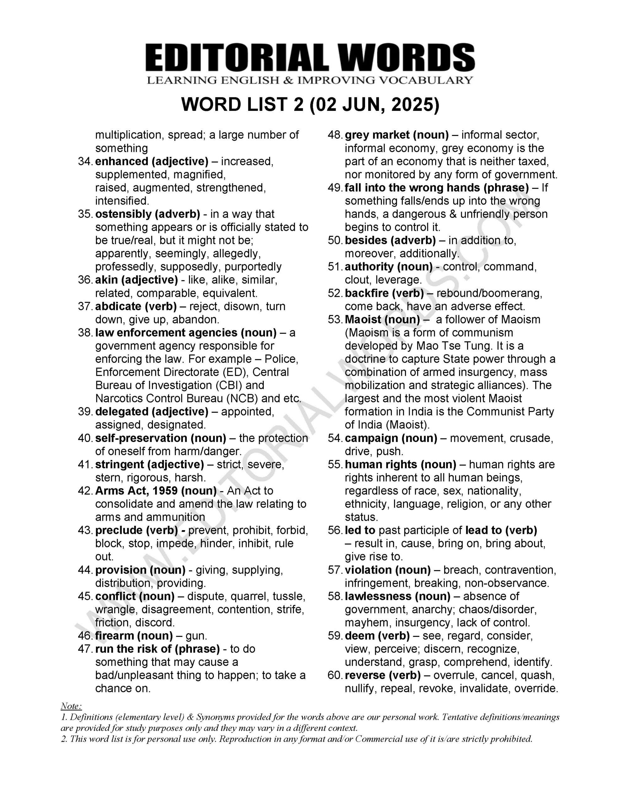 The Hindu Editorial (​​​​Wrong call) – Jun 02, 2025