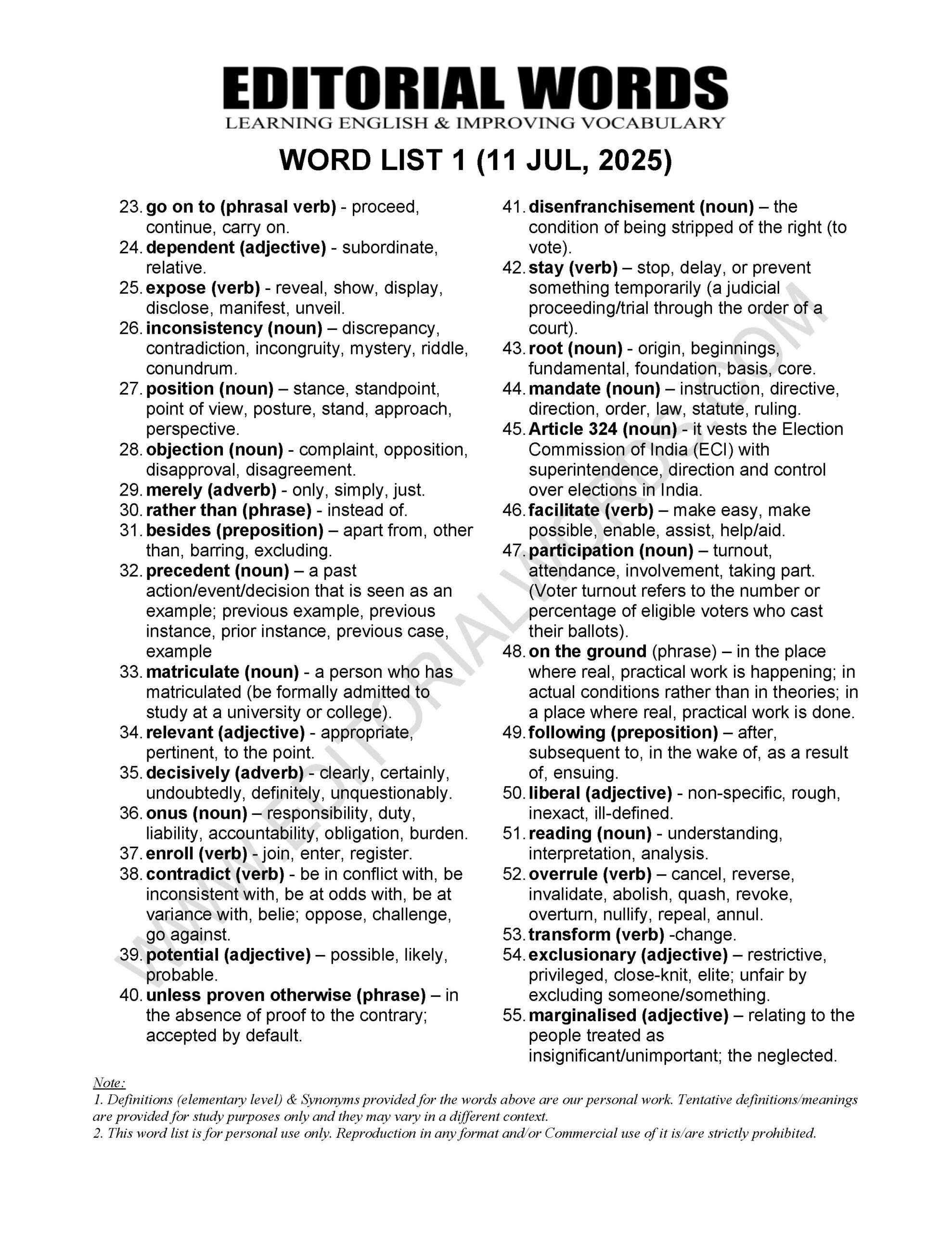 The Hindu Editorial (​Widen the net) – Jul 11, 2025