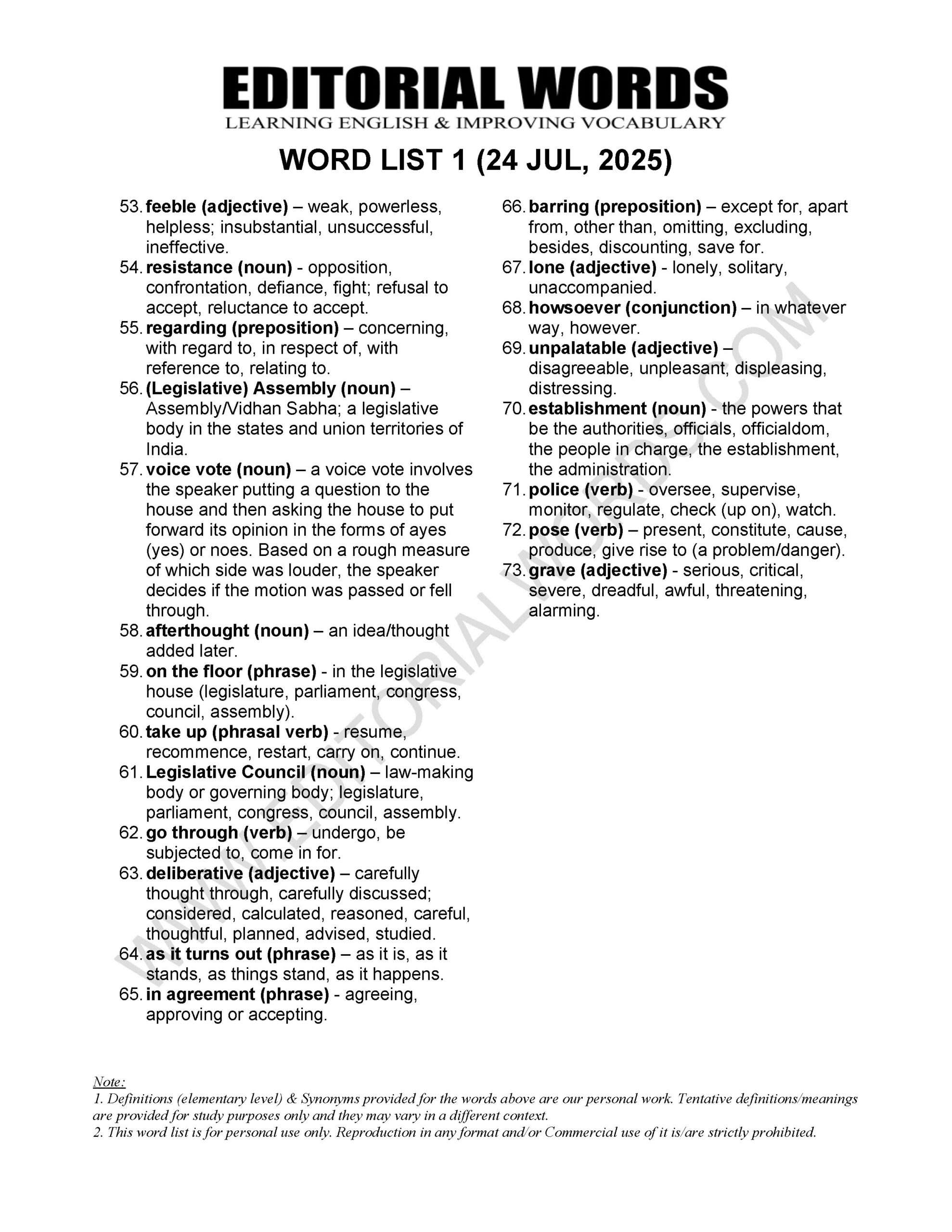 The Hindu Editorial (Danger of thought) – Jul 24, 2025