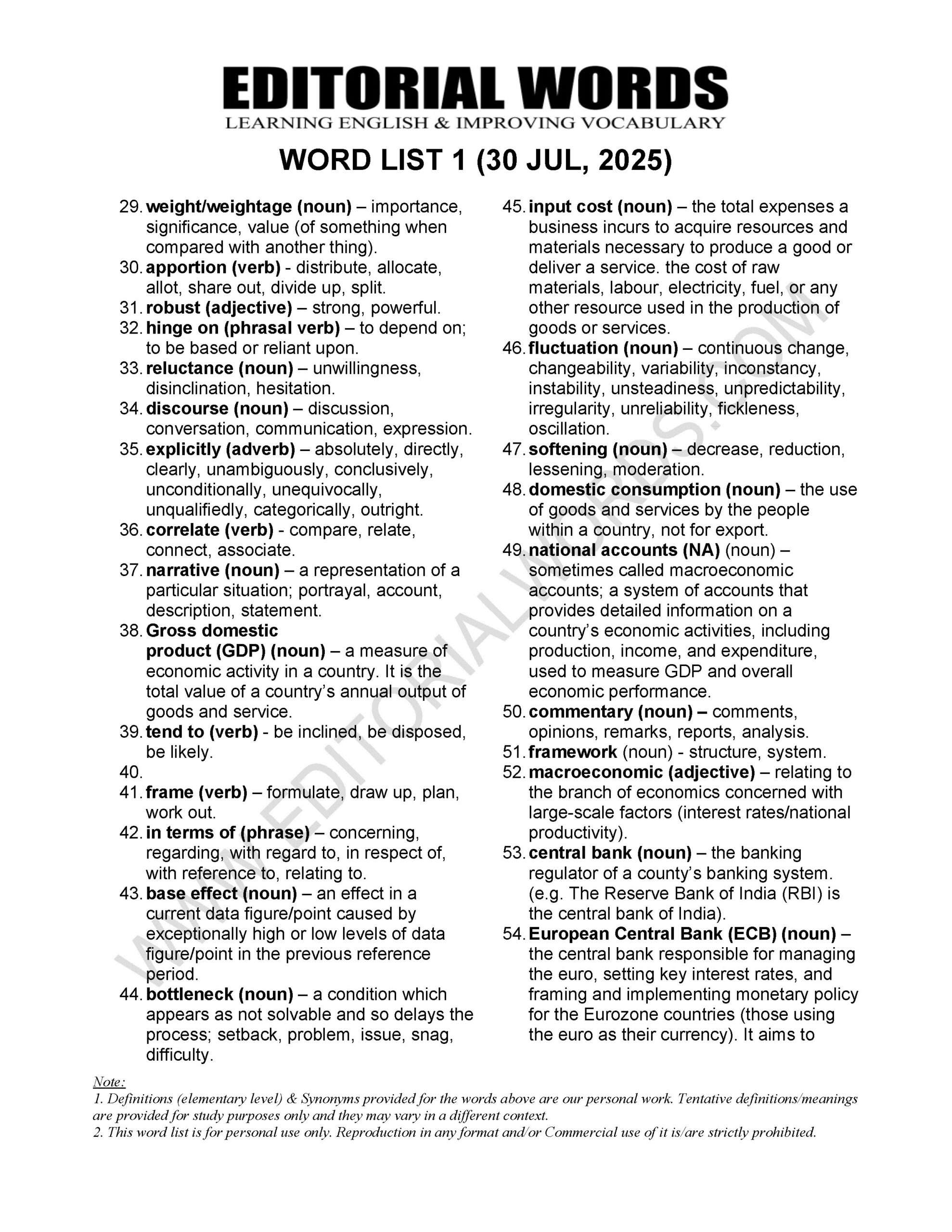 The Hindu Editorial (​Interrupted growth) – Jul 30, 2025