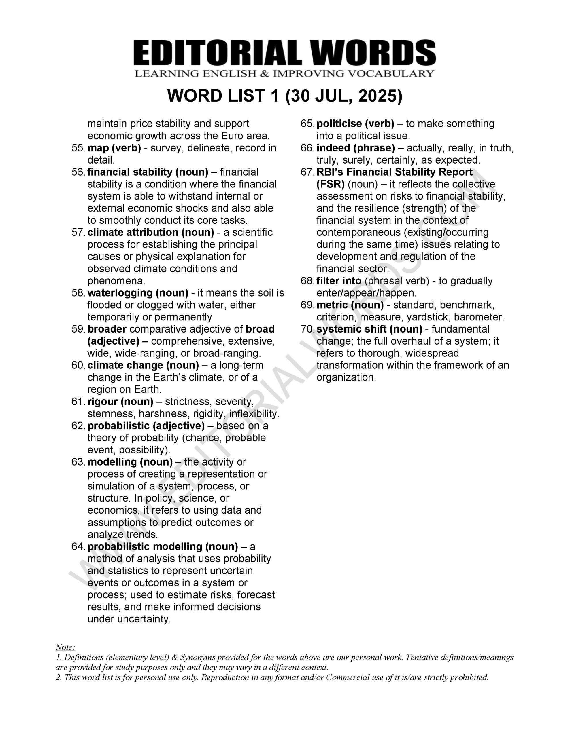 The Hindu Editorial (​Interrupted growth) – Jul 30, 2025