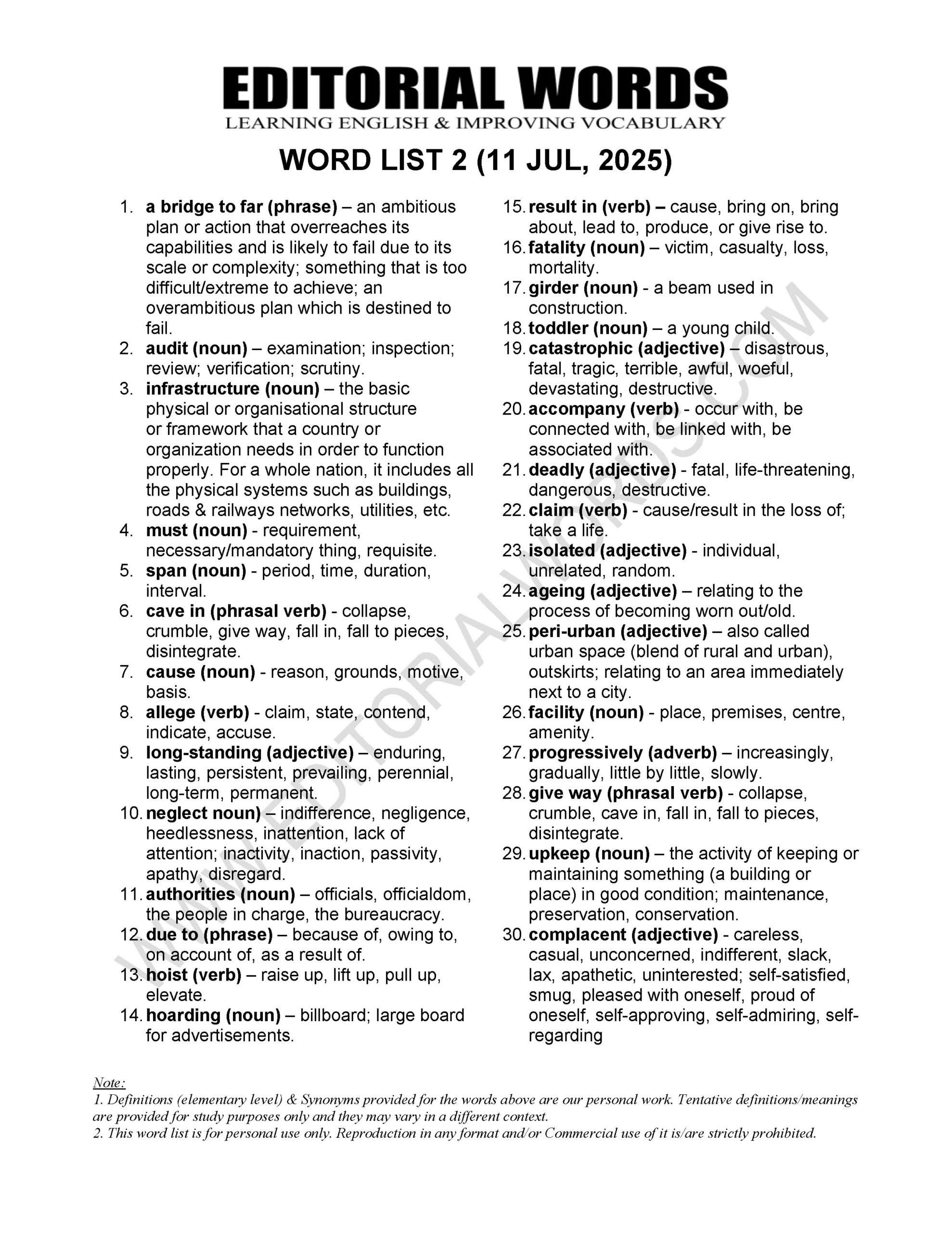 The Hindu Editorial (​Bridge too far) – Jul 11, 2025