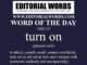 Word of the Day (turn on)-10JUL25