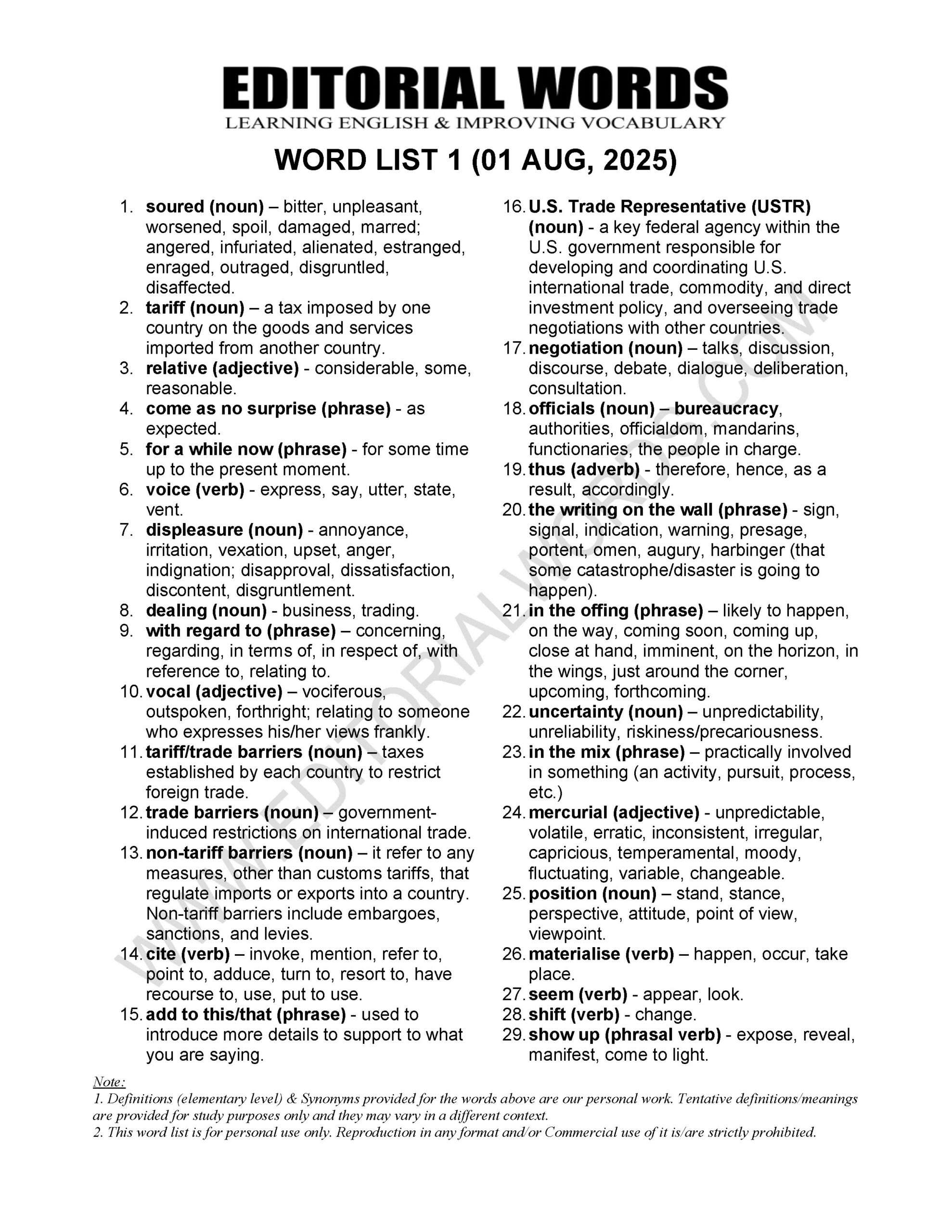 The Hindu Editorial (​Soured relations) – Aug 01, 2025