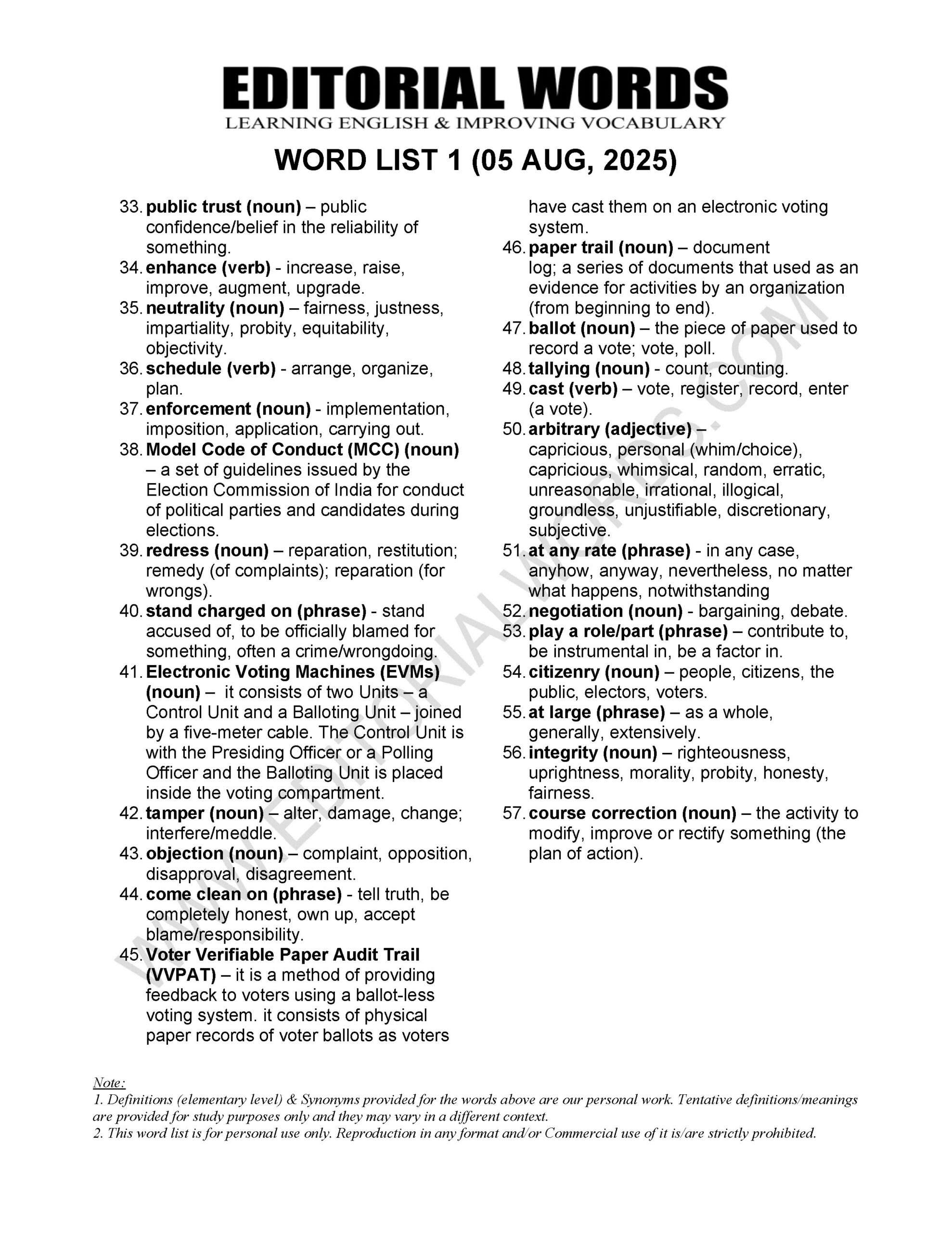 The Hindu Editorial (​​​A crisis of trust) – Aug 05, 2025