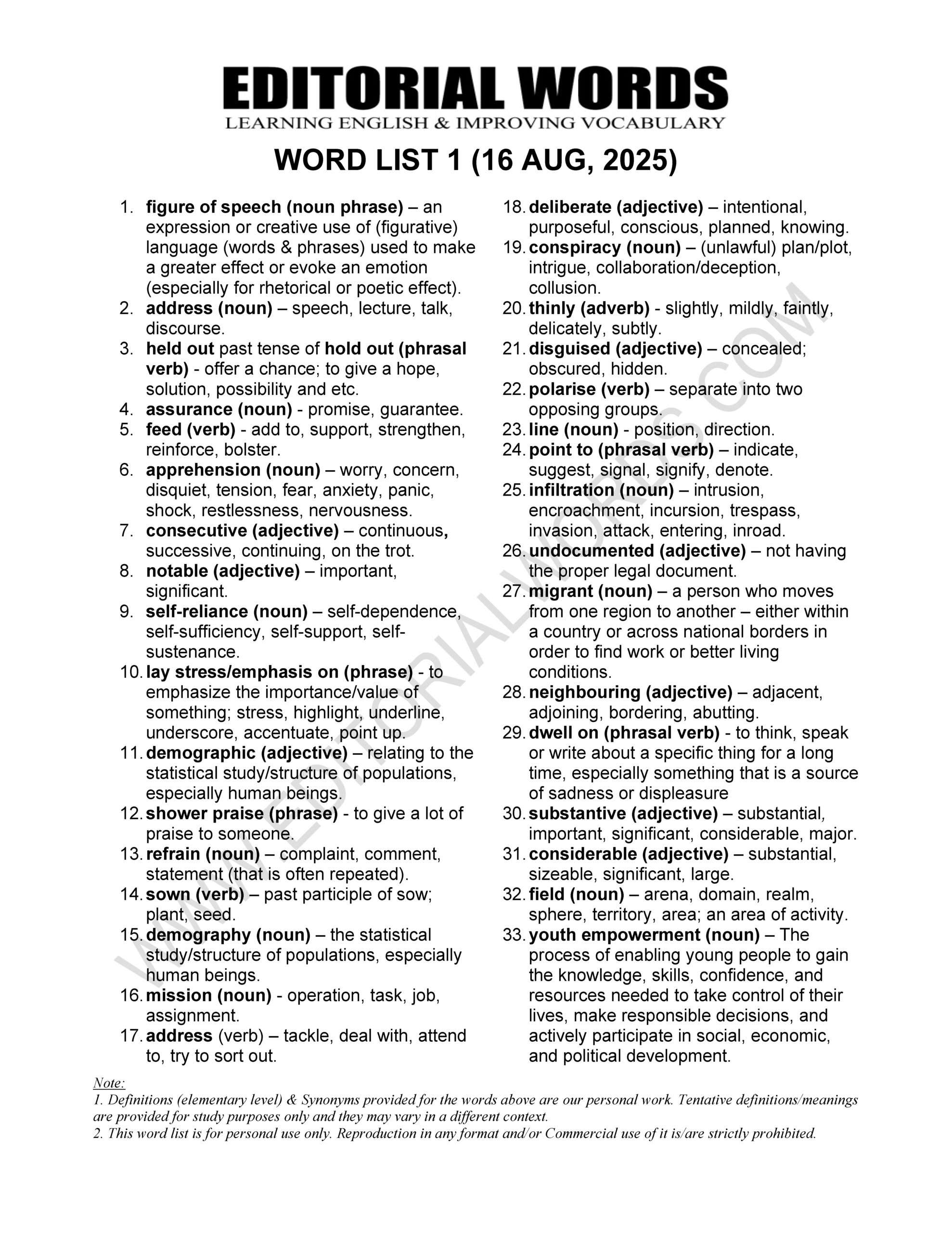 The Hindu Editorial (​​​​​figure of speech) – Aug 16, 2025