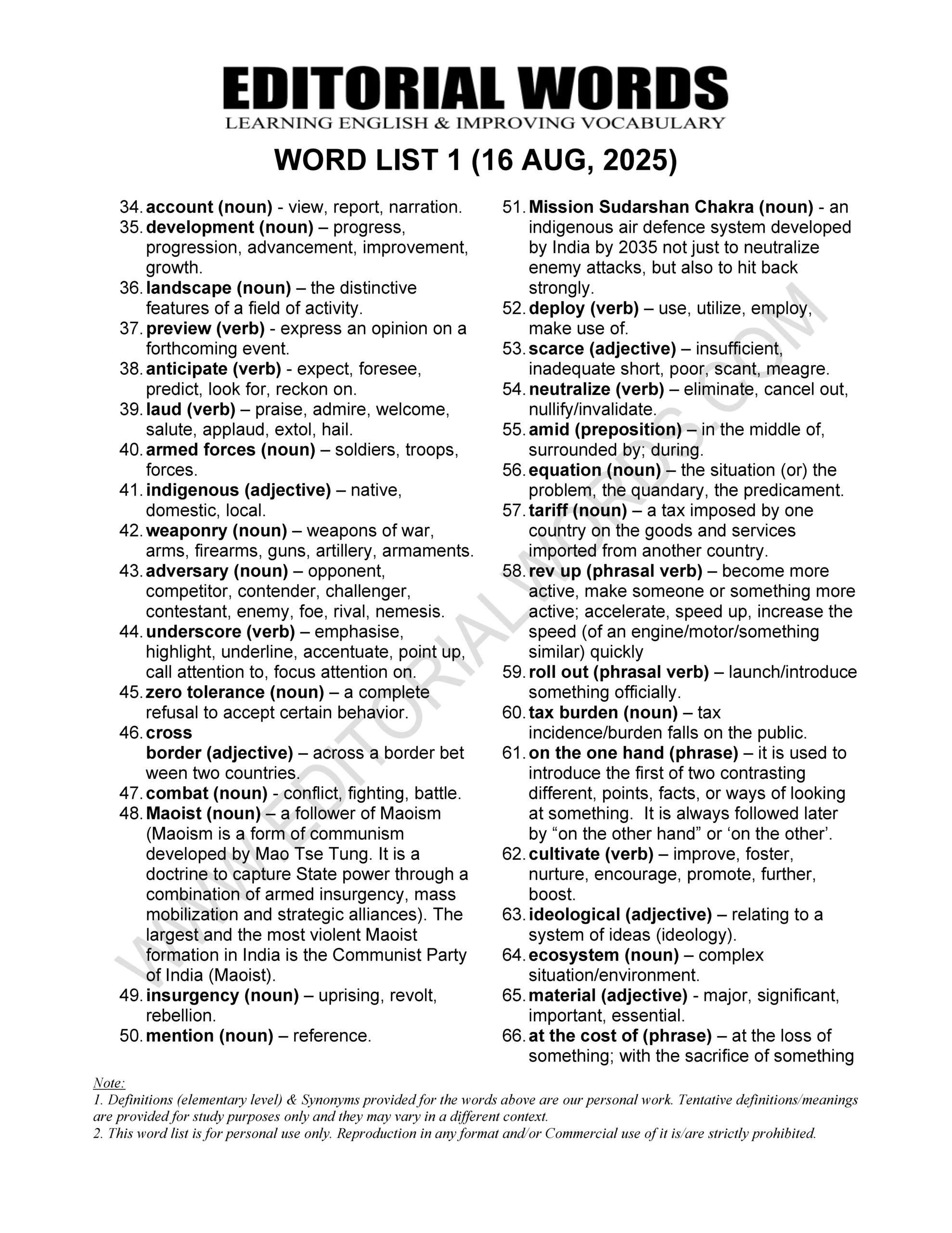 The Hindu Editorial (​​​​​figure of speech) – Aug 16, 2025