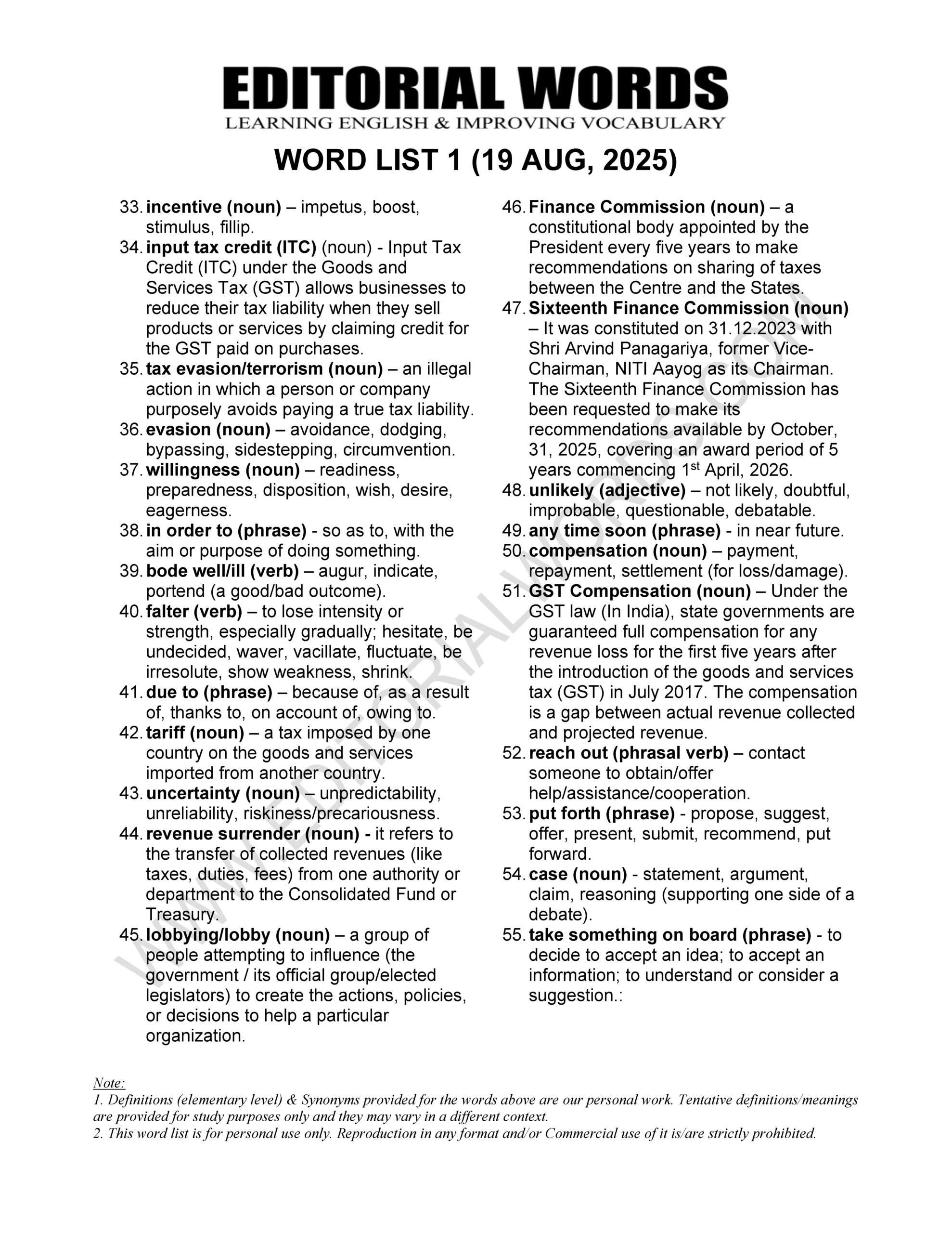 The Hindu Editorial (​​​​​Required reforms) – Aug 19, 2025