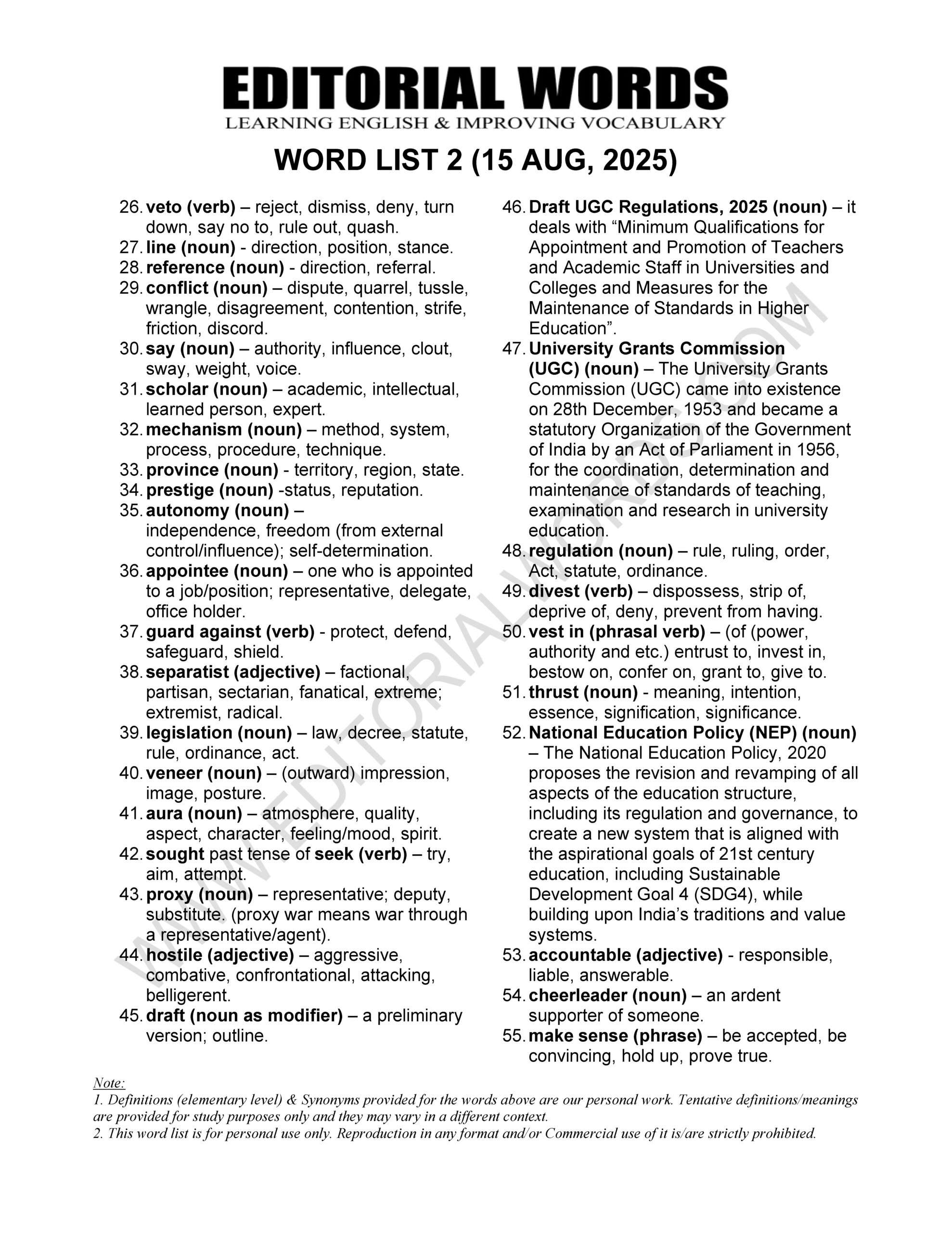 The Hindu Editorial (​​​​​​Ceremonial heads) – Aug 15, 2025