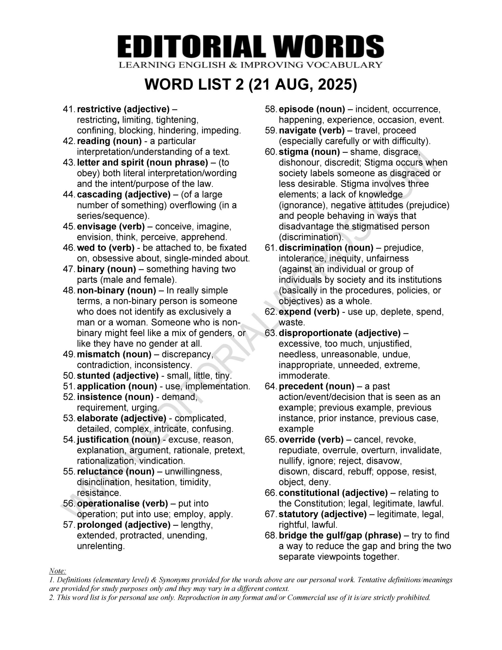 The Hindu Editorial (​​​​​​Punishing process) – Aug 21, 2025