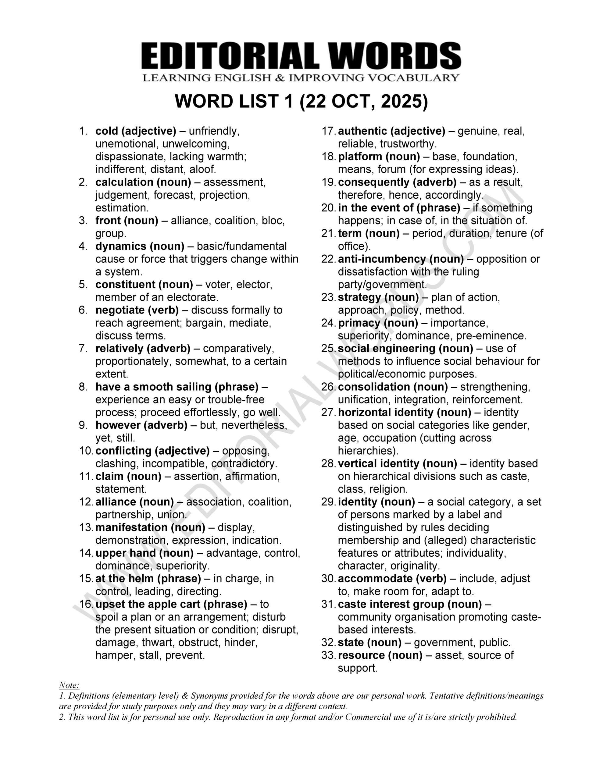 The Hindu Editorial (Cold calculations) – Oct 22, 2025