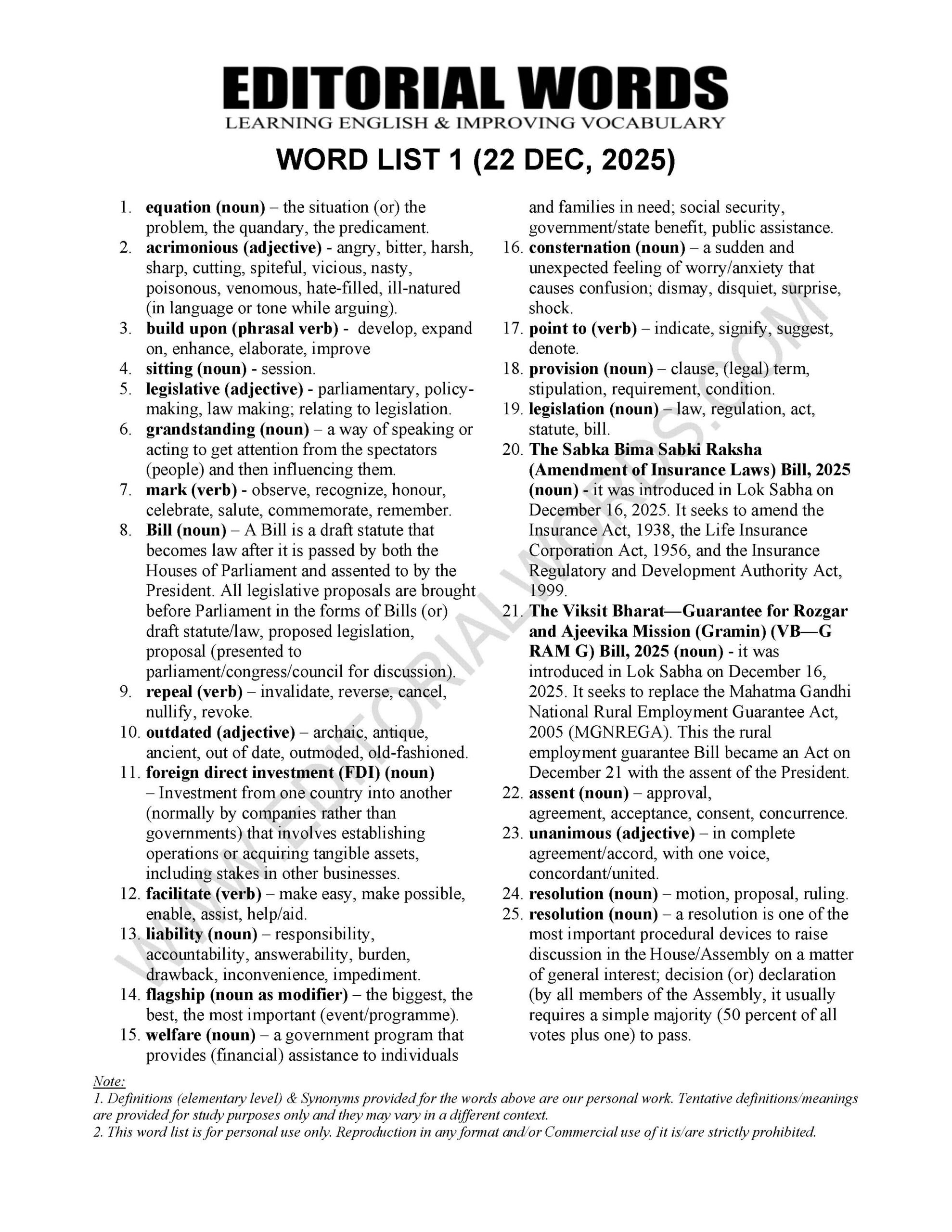 The Hindu Editorial (Winter is behind) – Dec 22, 2025