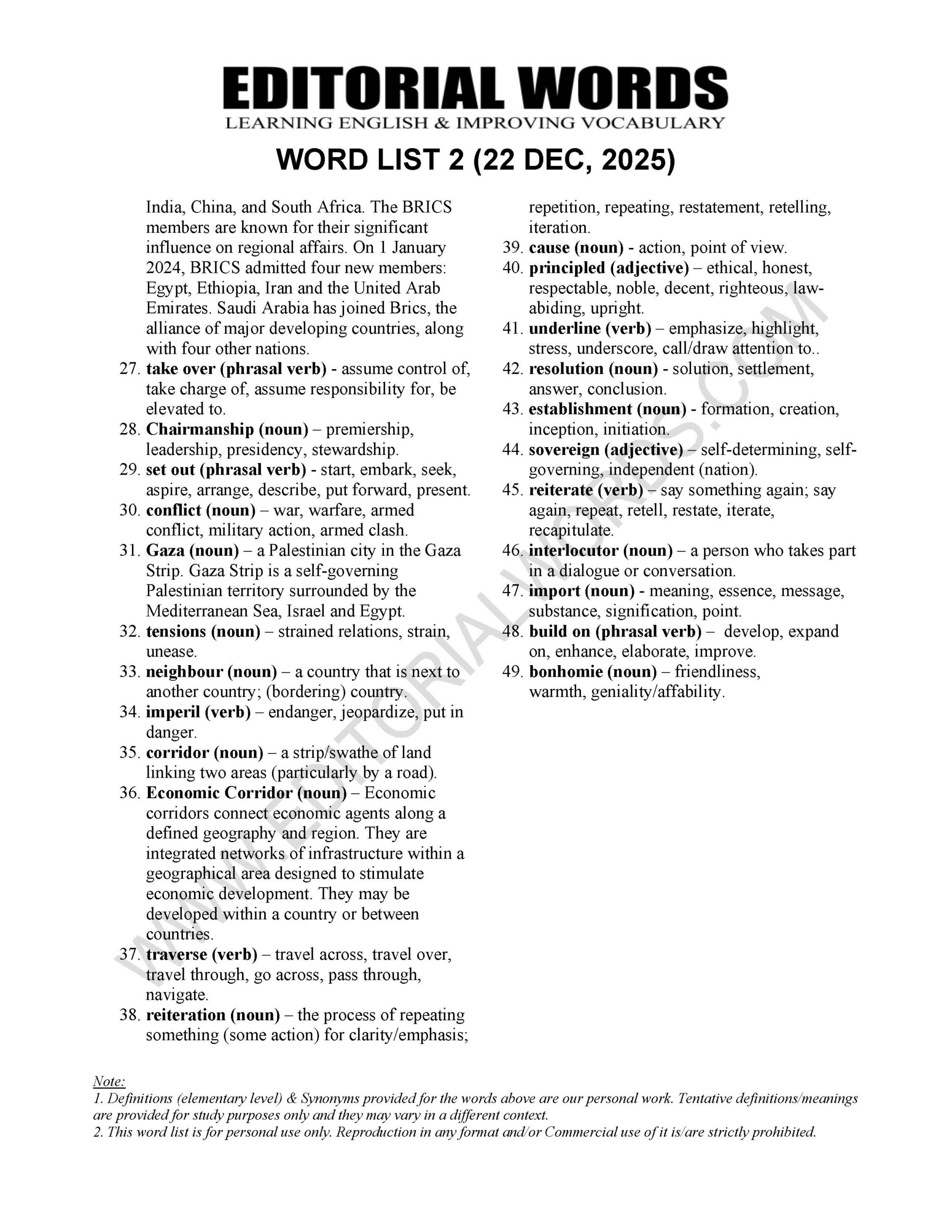 The Hindu Editorial (​​Beyond the optics) – Dec 22, 2025