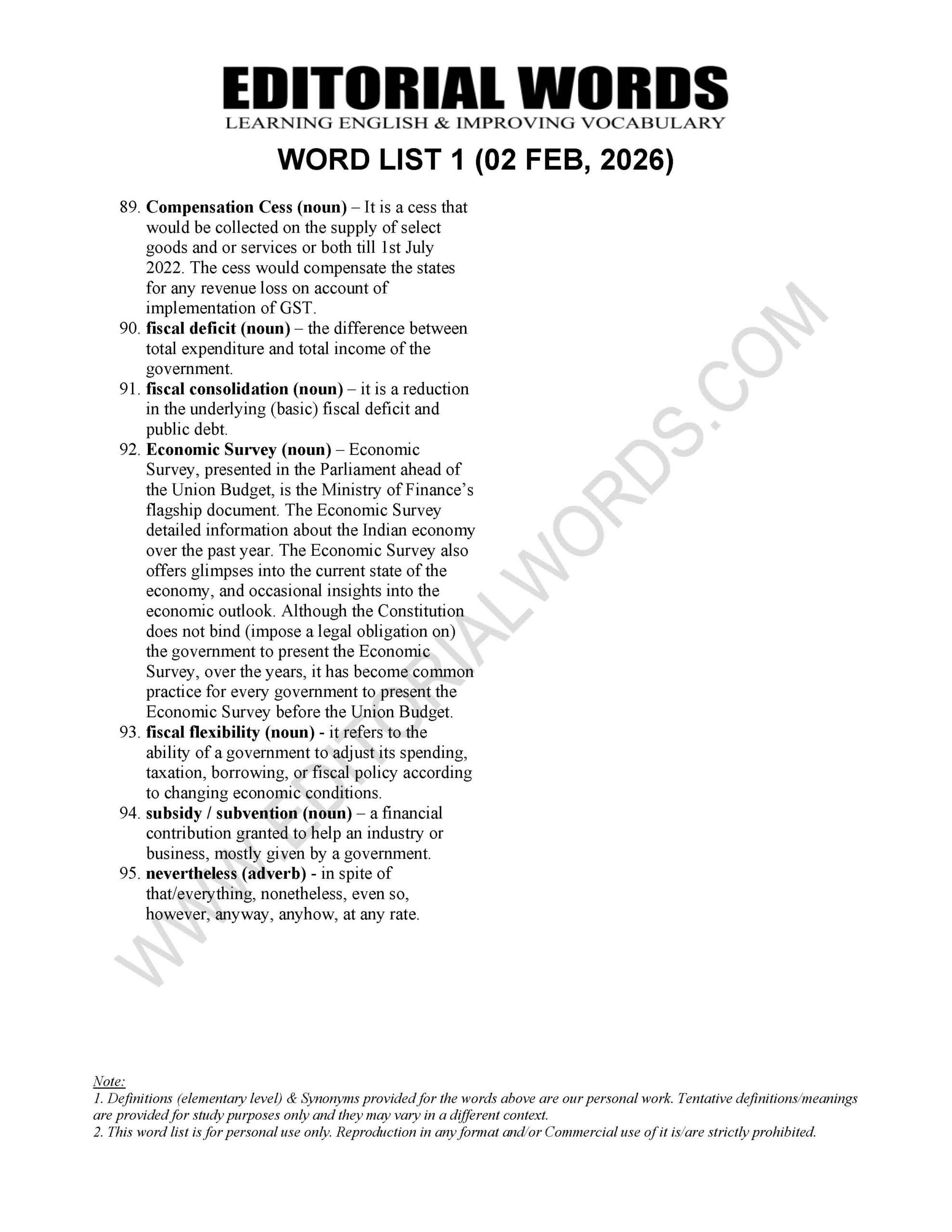 The Hindu Editorial (Credible and creditable) – Feb 02, 2026