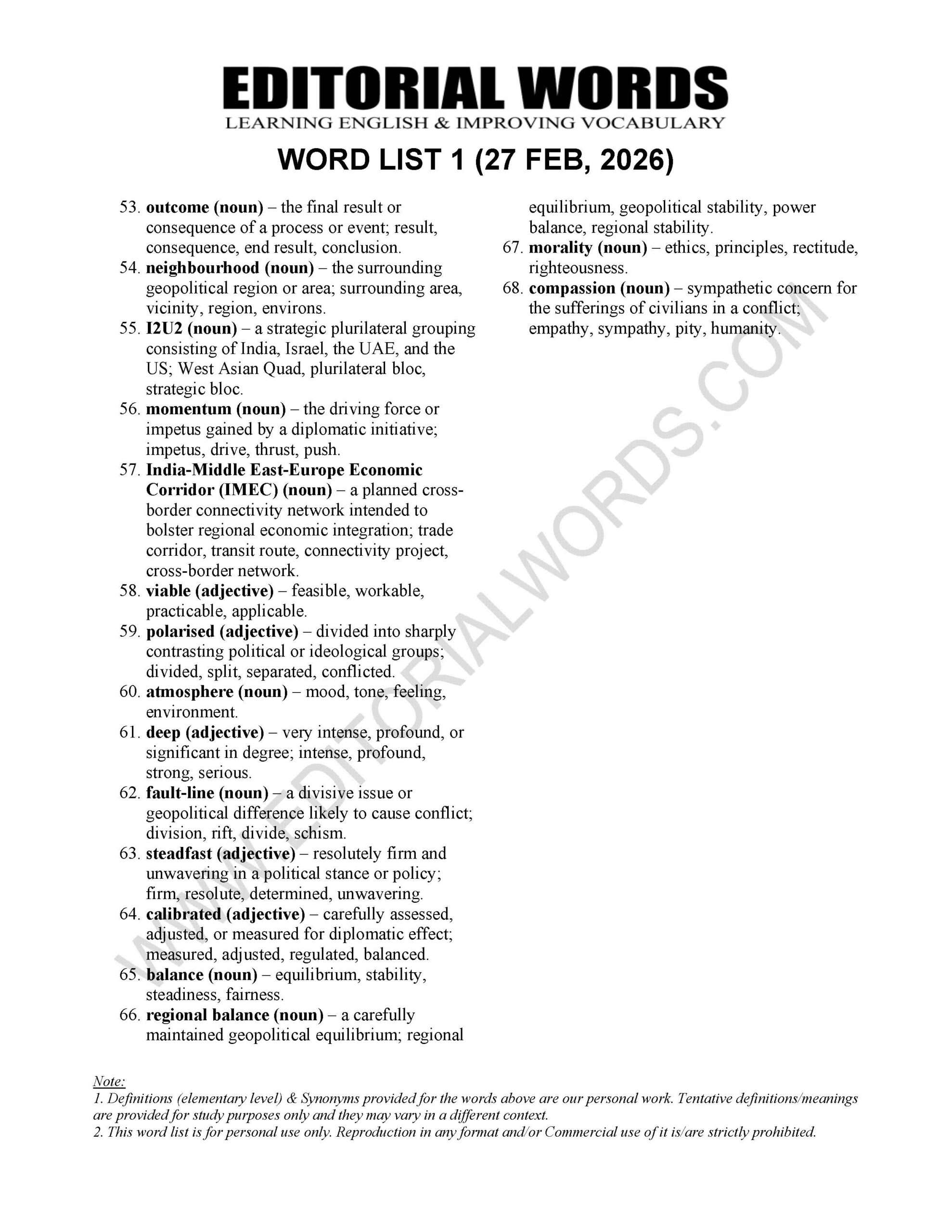 The Hindu Editorial (Taking sides) – Feb 27, 2026
