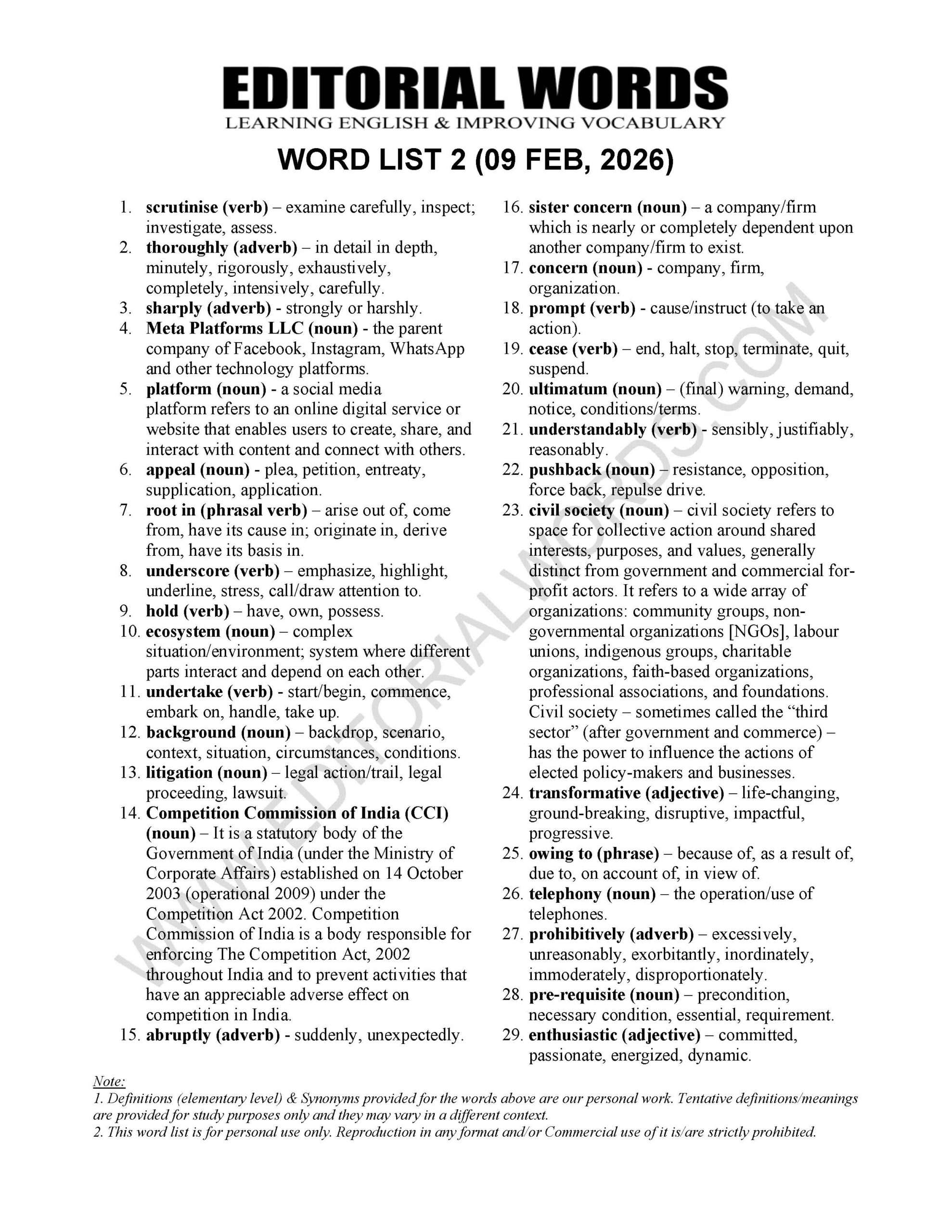 The Hindu Editorial (​Messaging power) – Feb 09, 2026
