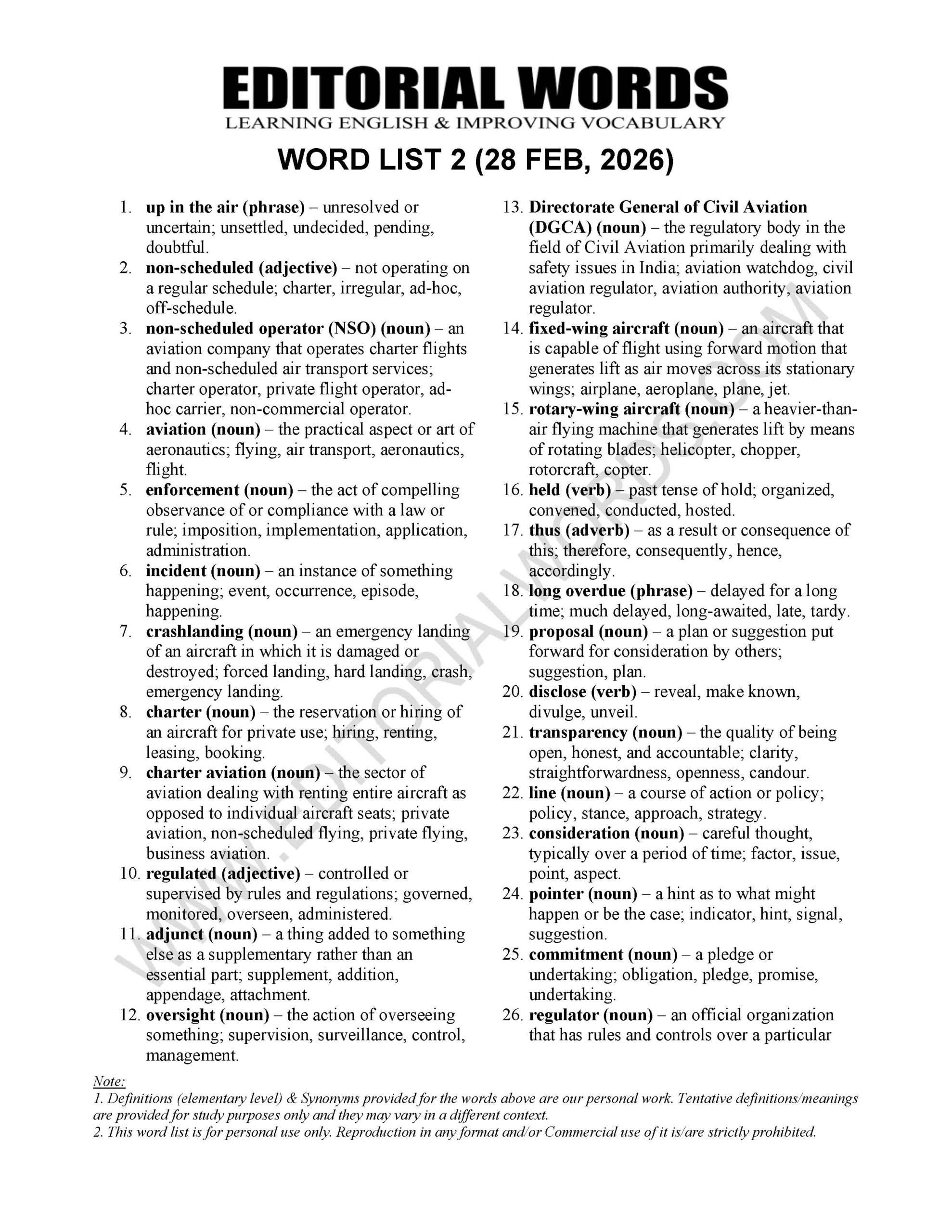 The Hindu Editorial (Up in the air) – Feb 28, 2026