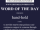 Word of the Day (hand-hold)-20MAR26