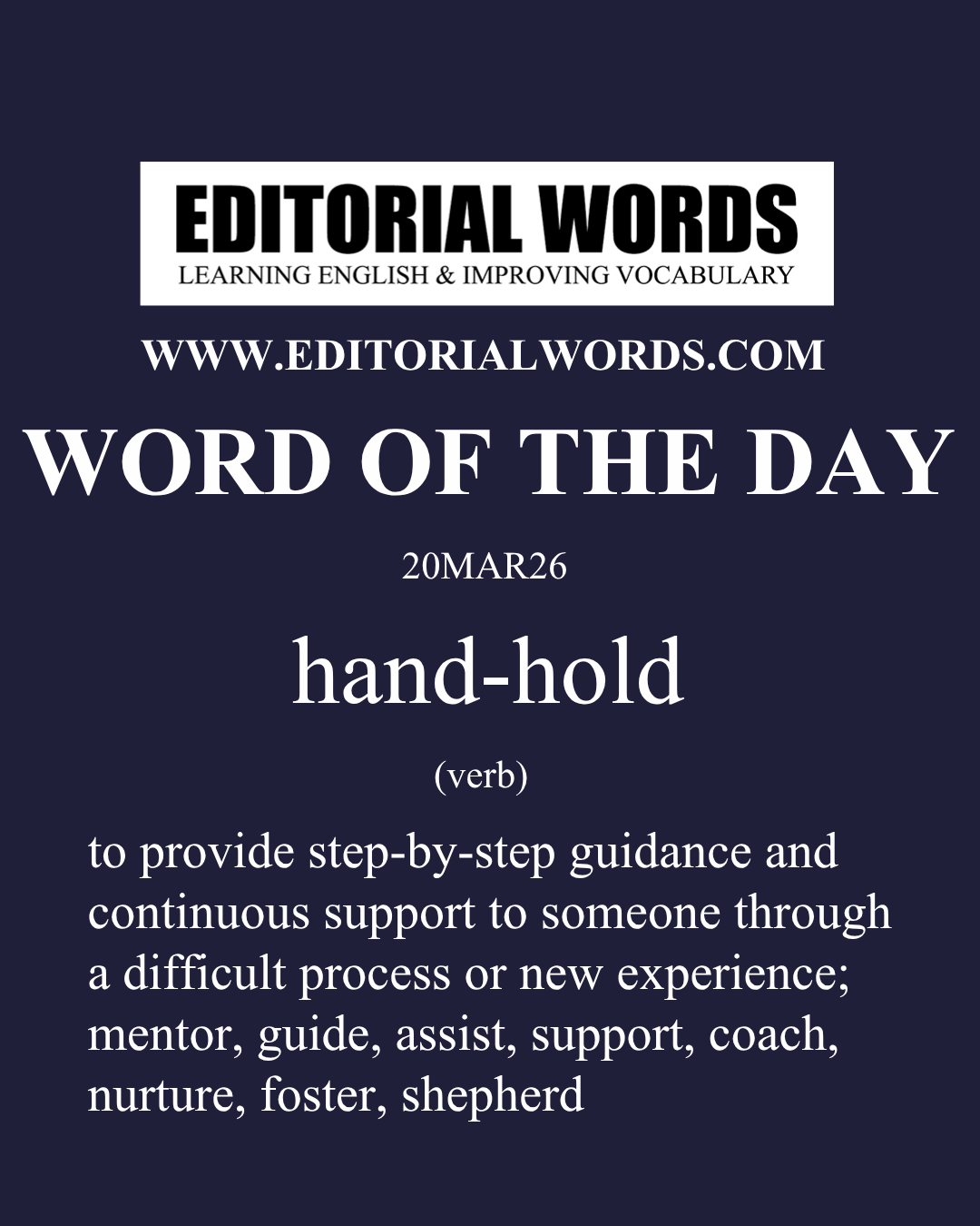 Word of the Day (hand-hold)-20MAR26