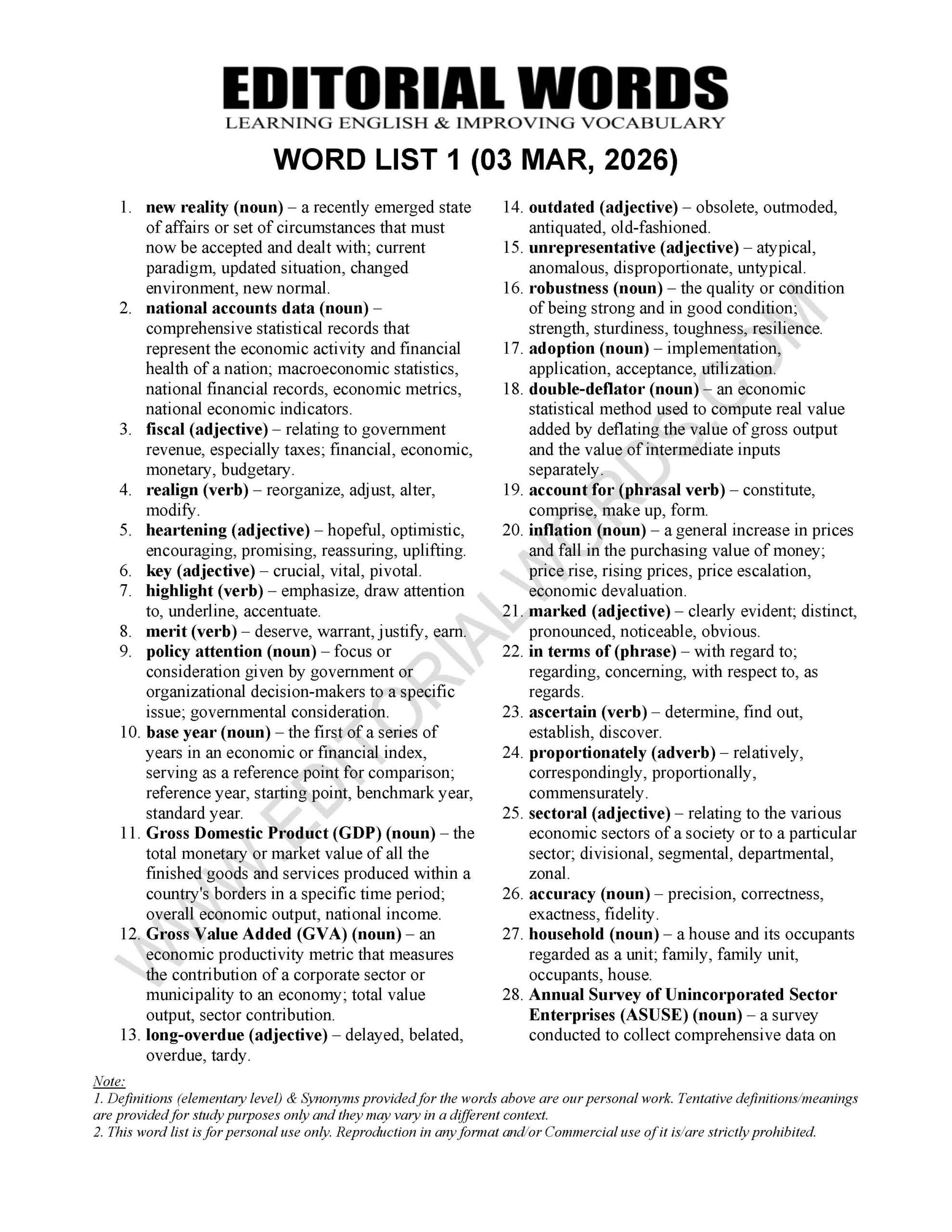 The Hindu Editorial (​New reality) – Mar 03, 2026