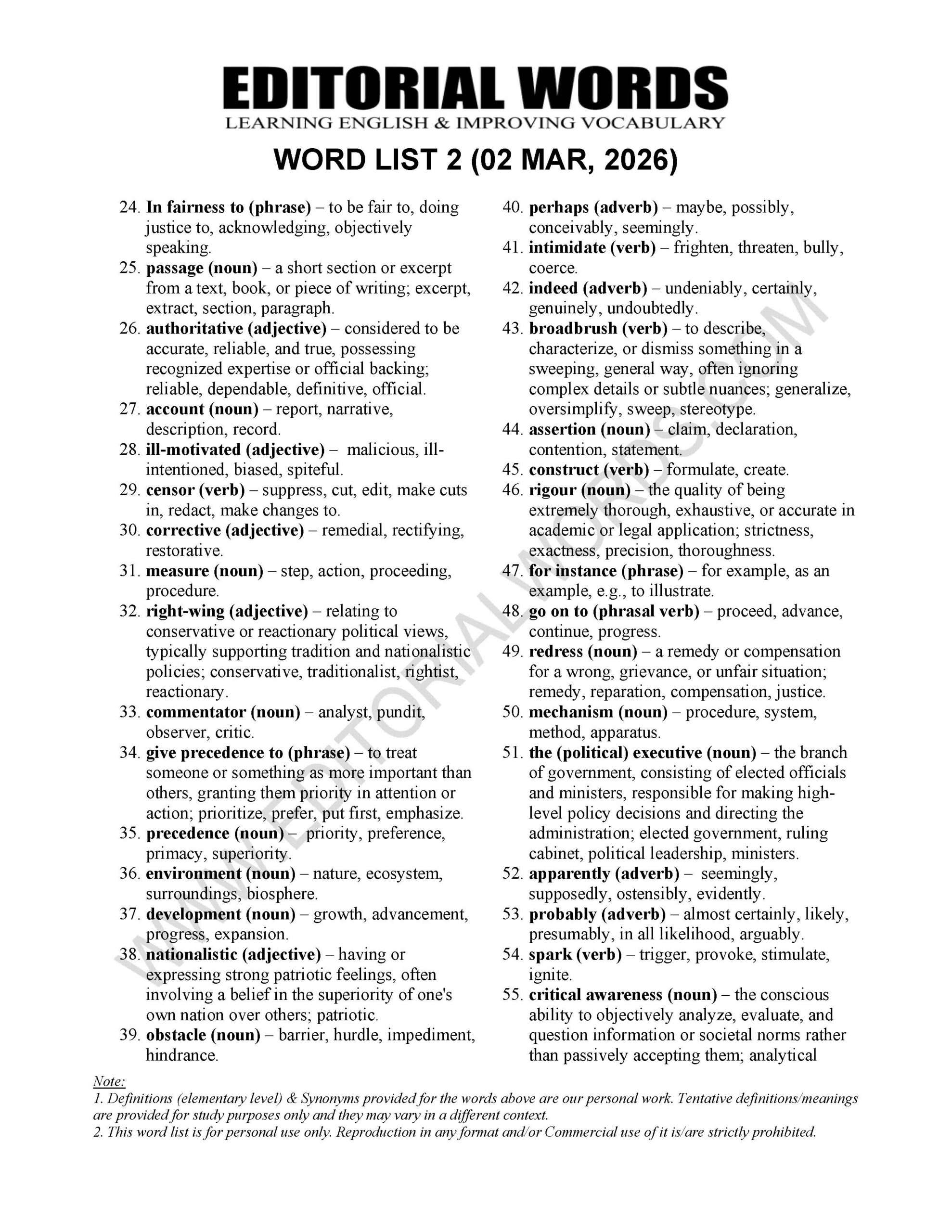 The Hindu Editorial (​Selective outrage) – Mar 02, 2026