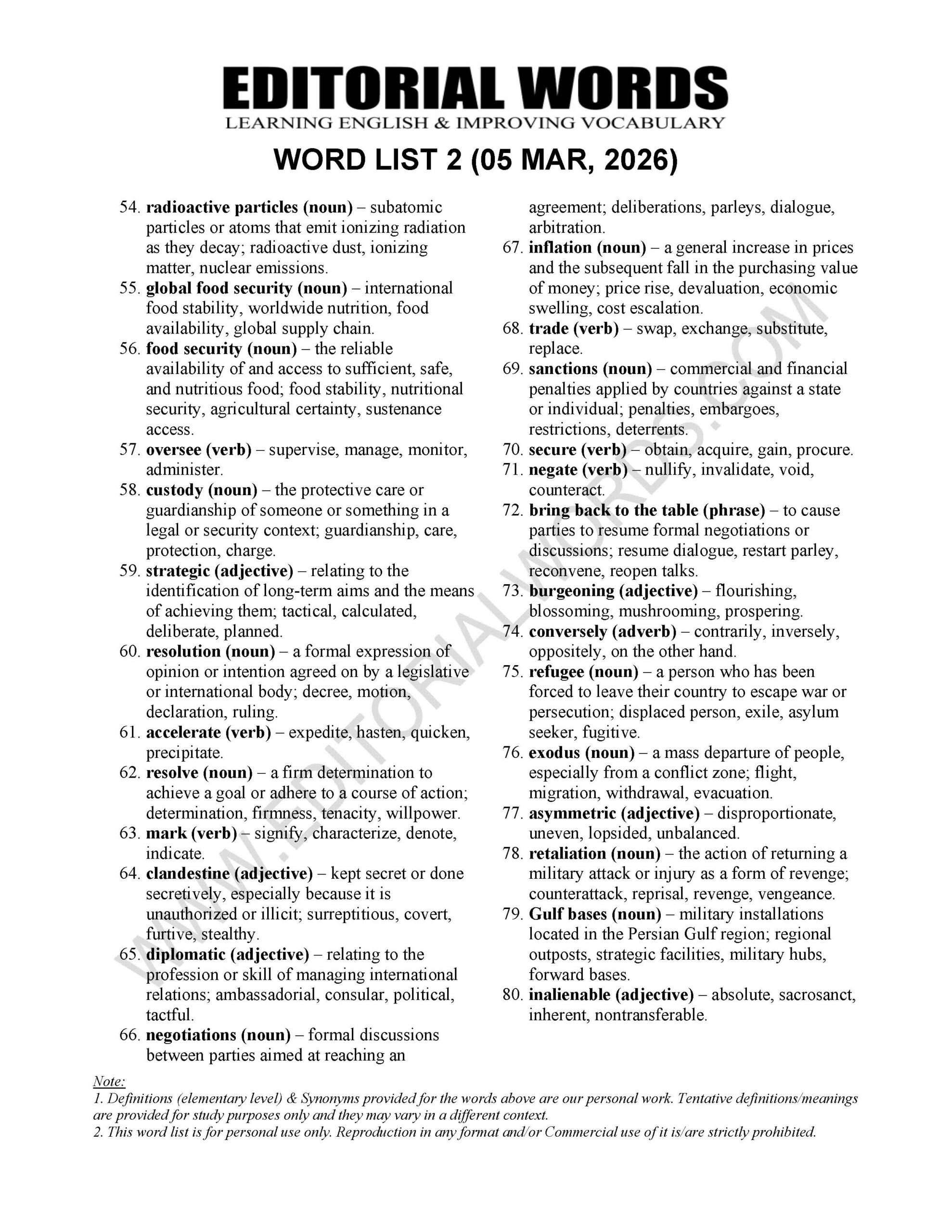 The Hindu Editorial (​​Reckless wreckers) – Mar 05, 2026